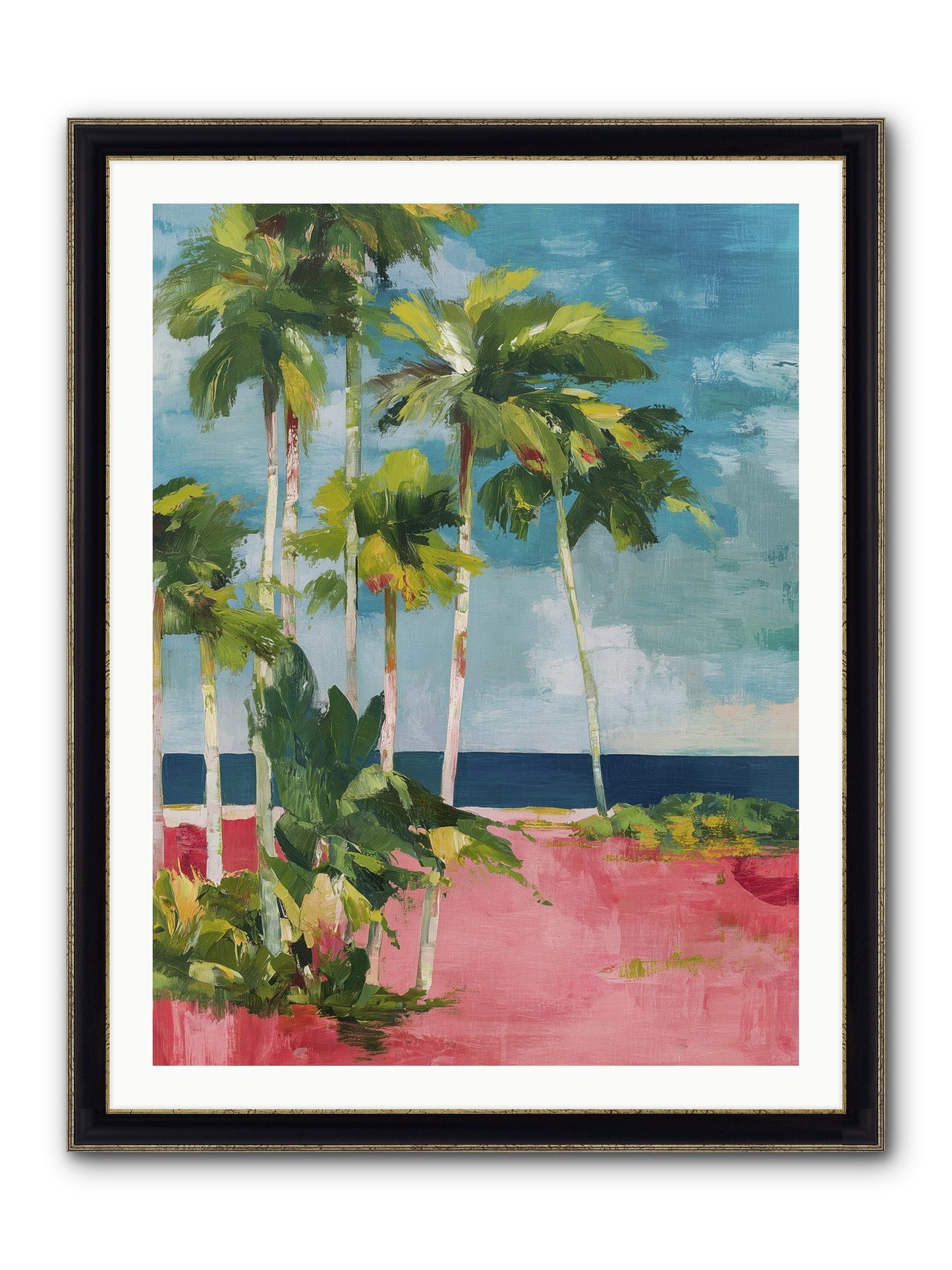 Freedom Found Framed Print - Black & Gold 30x40