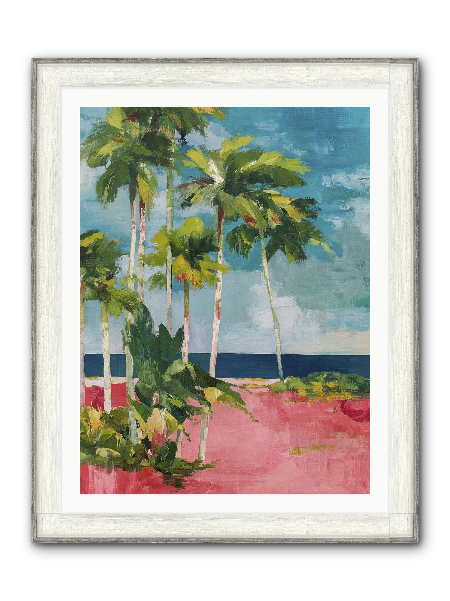 Freedom Found Framed Print - Driftwood White 30x40