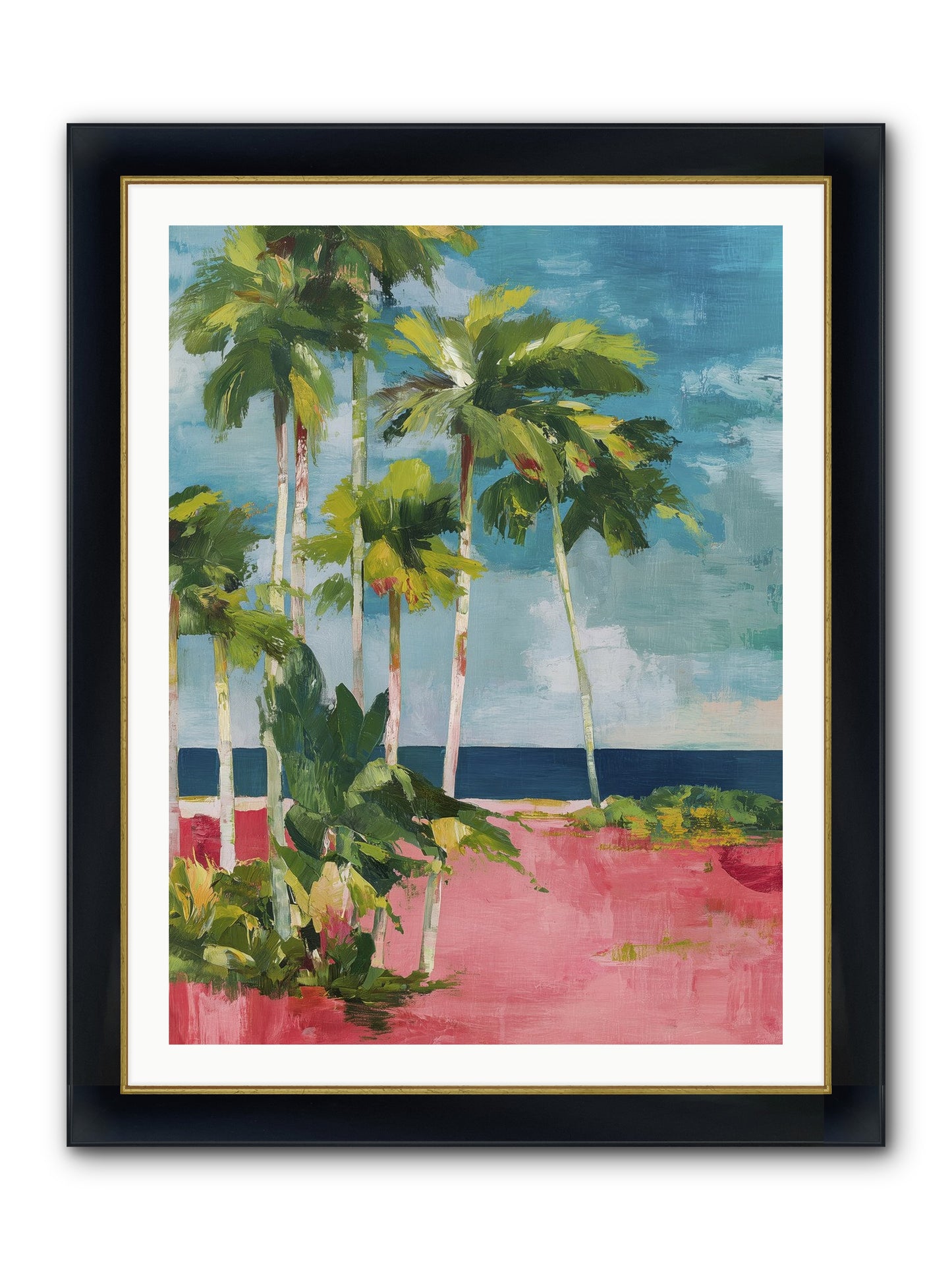 Freedom Found Framed Print - Wide Black w/Gold 30x40