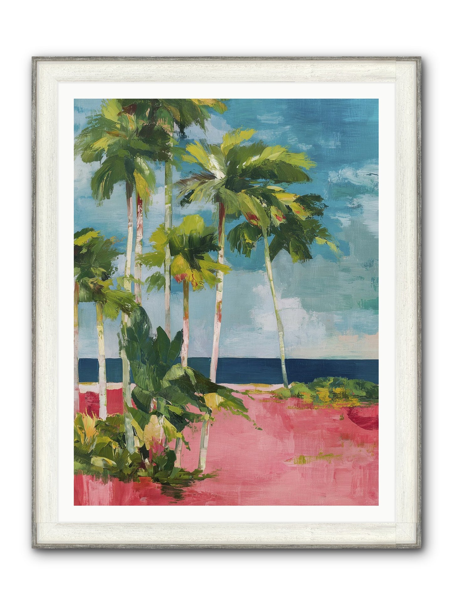 Freedom Found Framed Print - Driftwood White 36x48