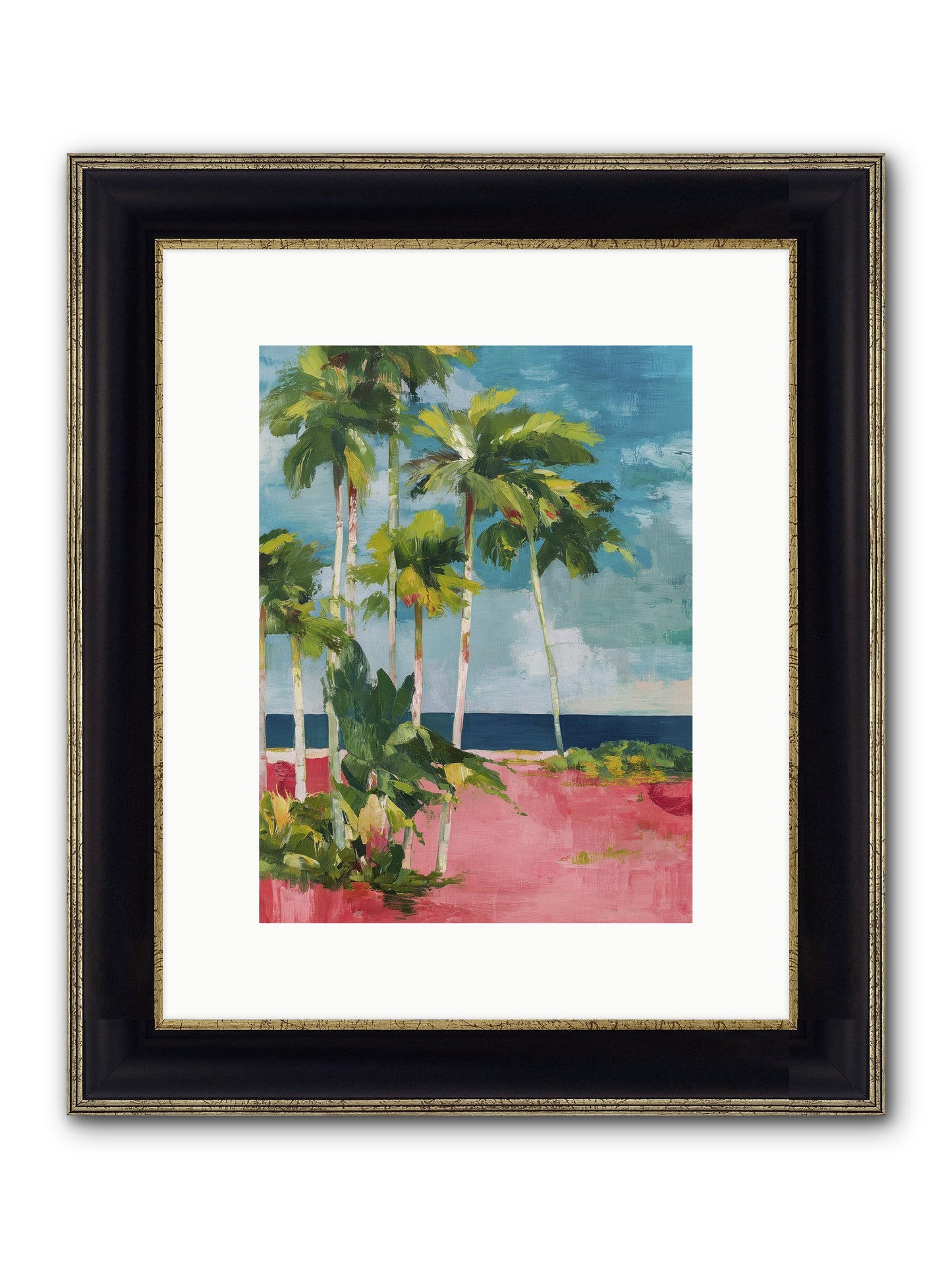 Freedom Found Framed Print - Black & Gold 9x12