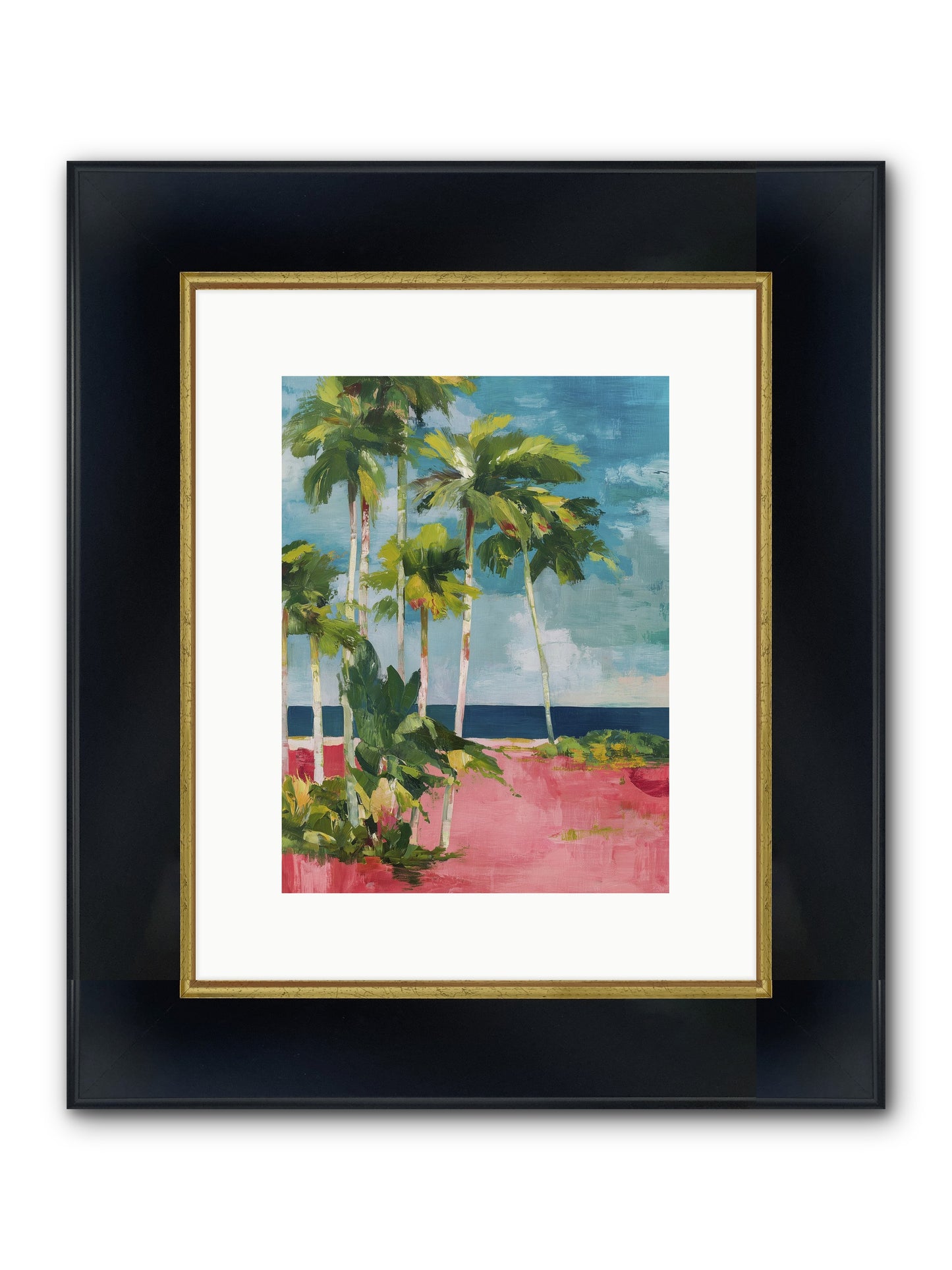 Freedom Found Framed Print - Wide Black w/Gold 9x12