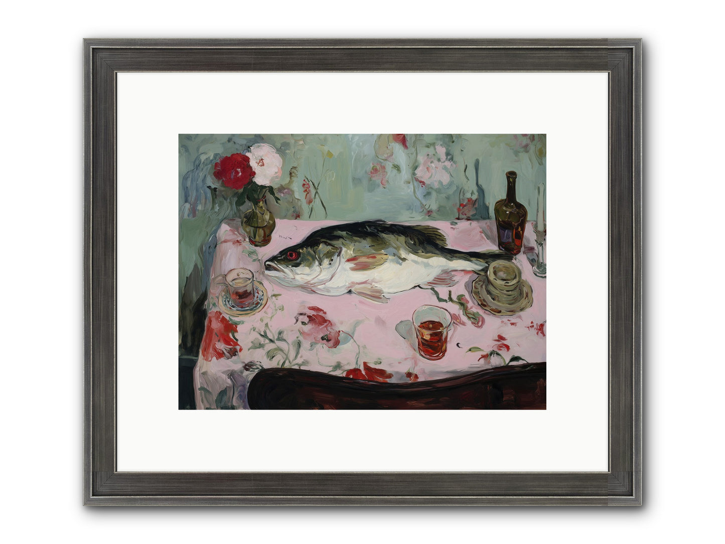 Fresh From Brittany Coast Framed Print - Slimwoods Black/Silver 12x9