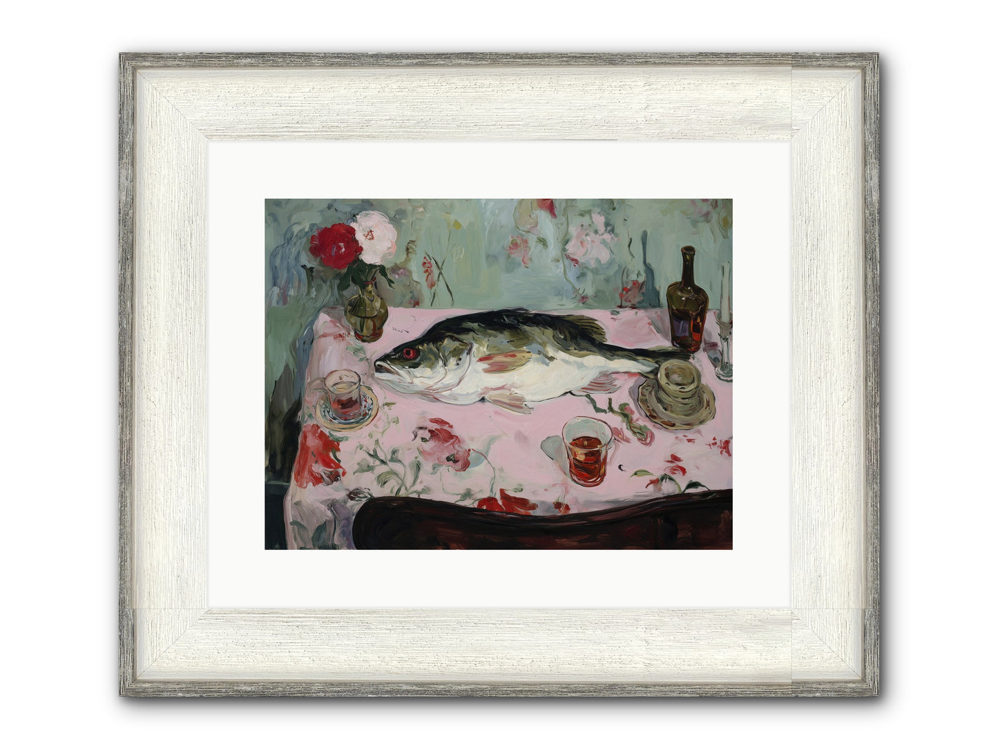 Fresh From Brittany Coast Framed Print - Driftwood White 16x12
