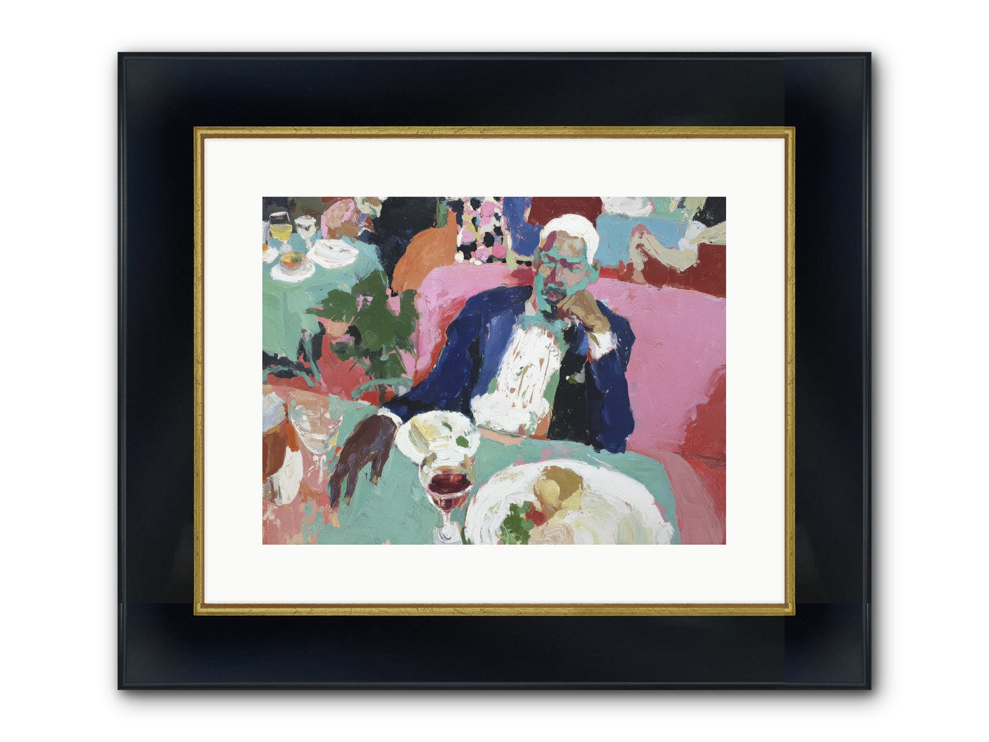 Friendship Beyond Words Framed Print - Wide Black w/Gold 16x12
