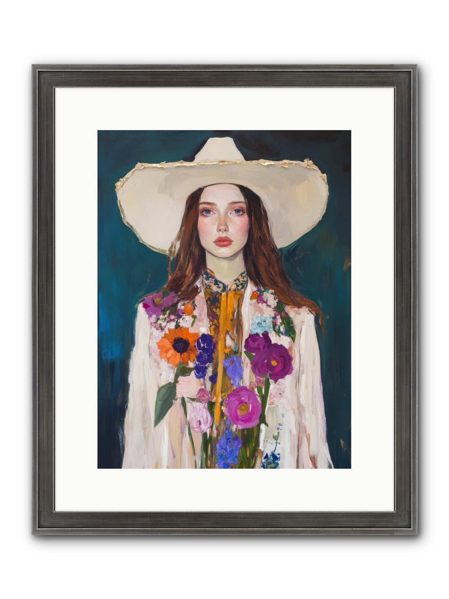 Frontier Alchemy Framed Print - Slimwoods Black/Silver 12x16