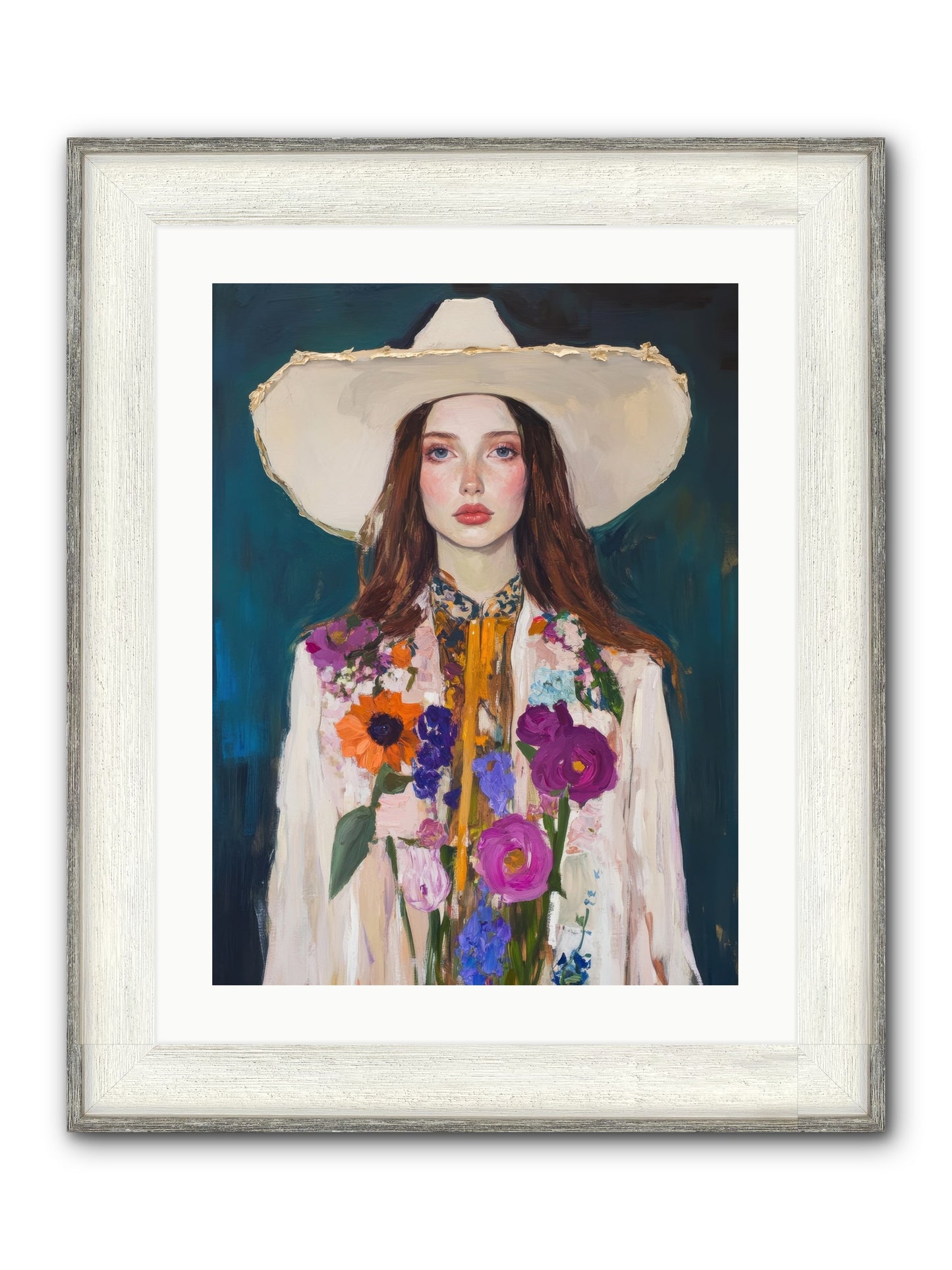 Frontier Alchemy Framed Print - Driftwood White 18x24