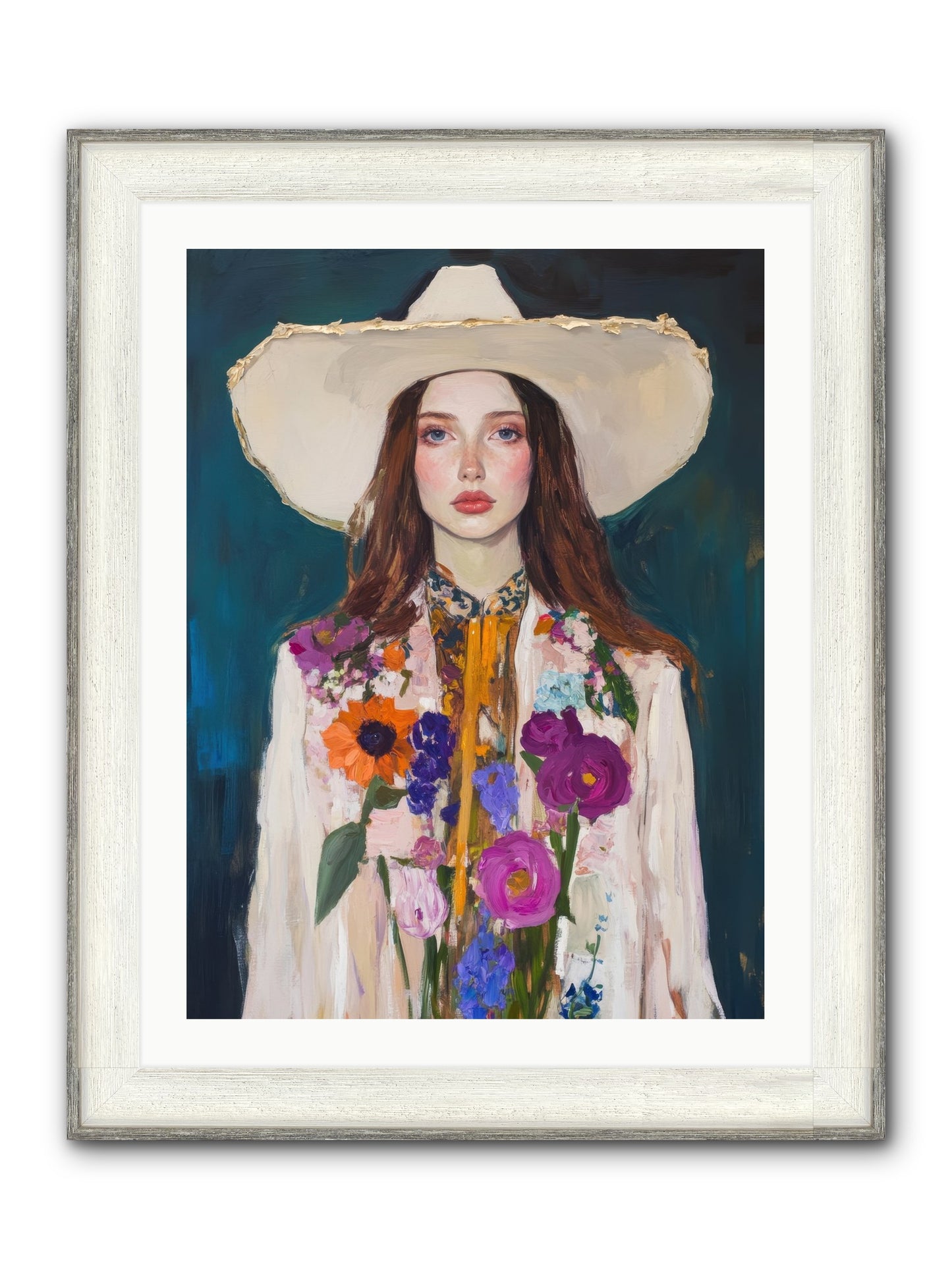 Frontier Alchemy Framed Print - Driftwood White 24x32