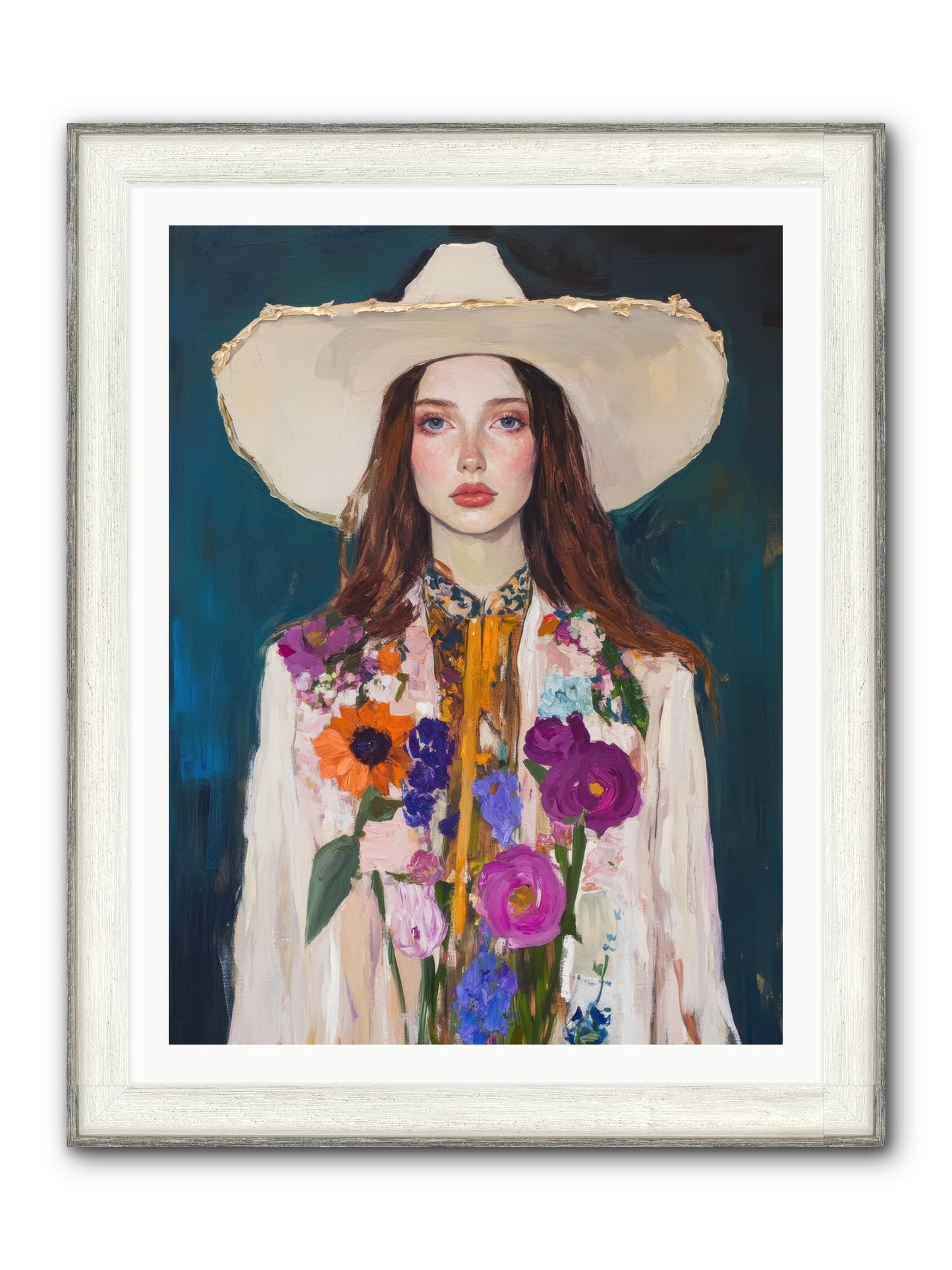 Frontier Alchemy Framed Print - Driftwood White 30x40