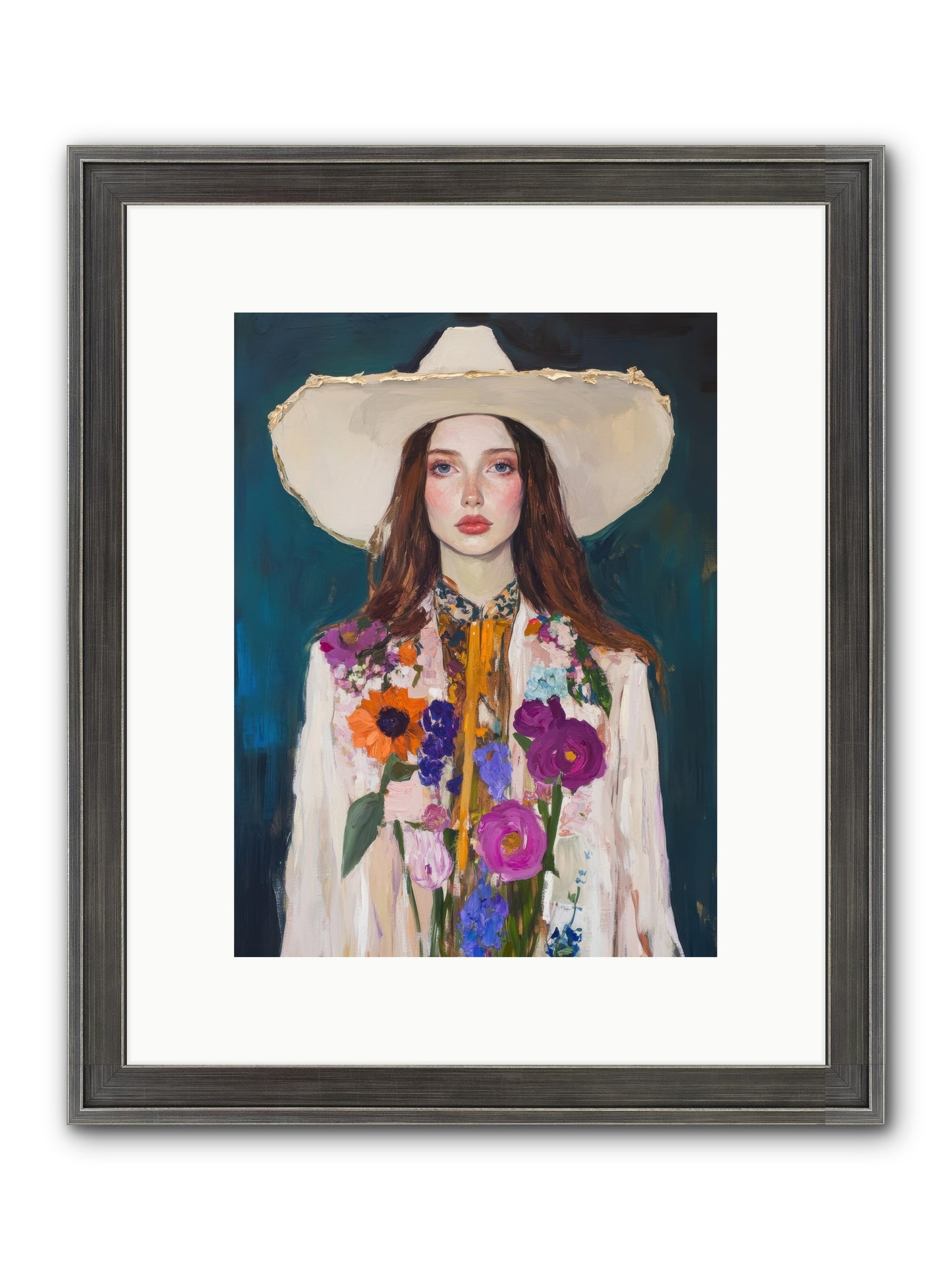 Frontier Alchemy Framed Print - Slimwoods Black/Silver 9x12