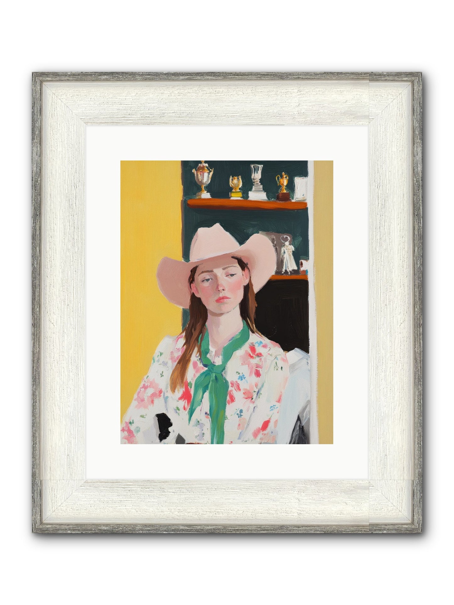 Frontier Dreamer Framed Print - Driftwood White 12x16