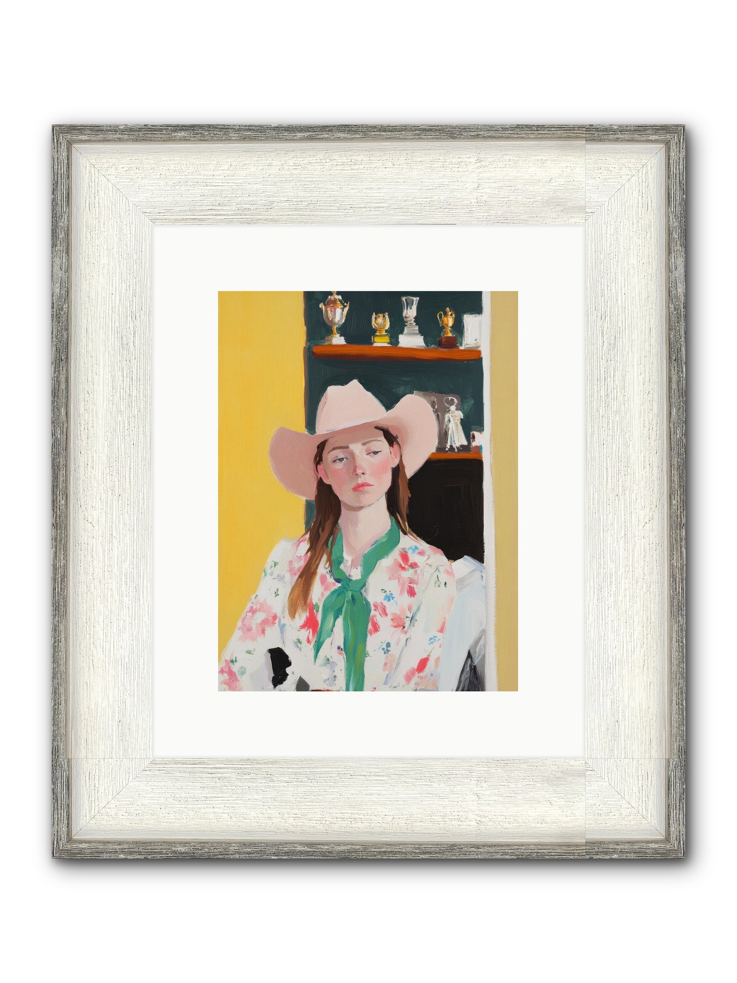 Frontier Dreamer Framed Print - Driftwood White 9x12