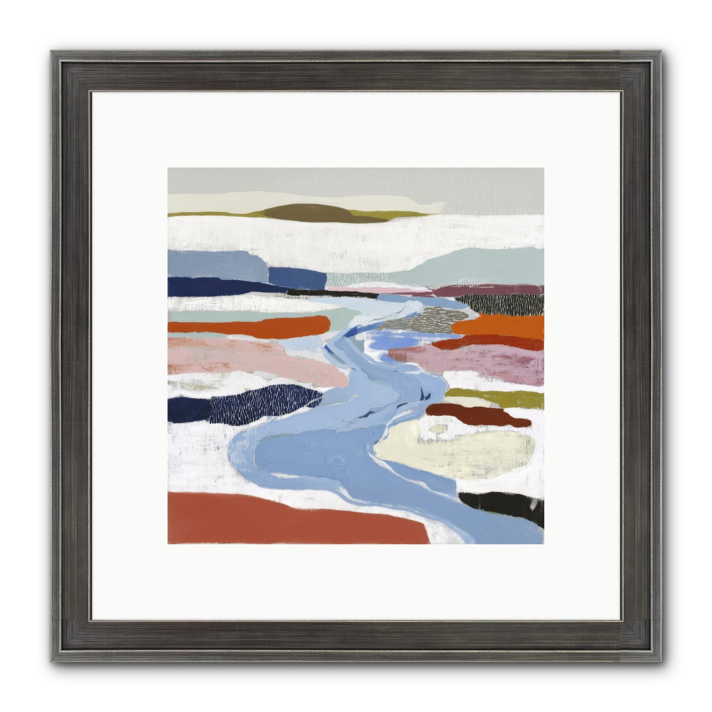 Frost Wing Framed Print - Slimwoods Black/Silver 10x10
