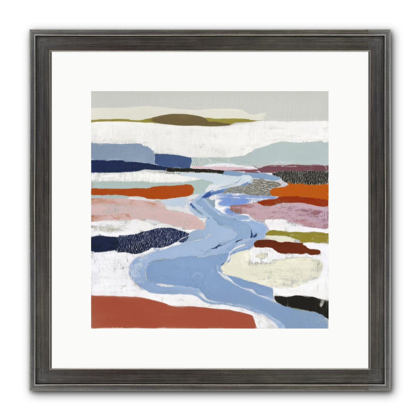 Frost Wing Framed Print - Slimwoods Black/Silver 12x12