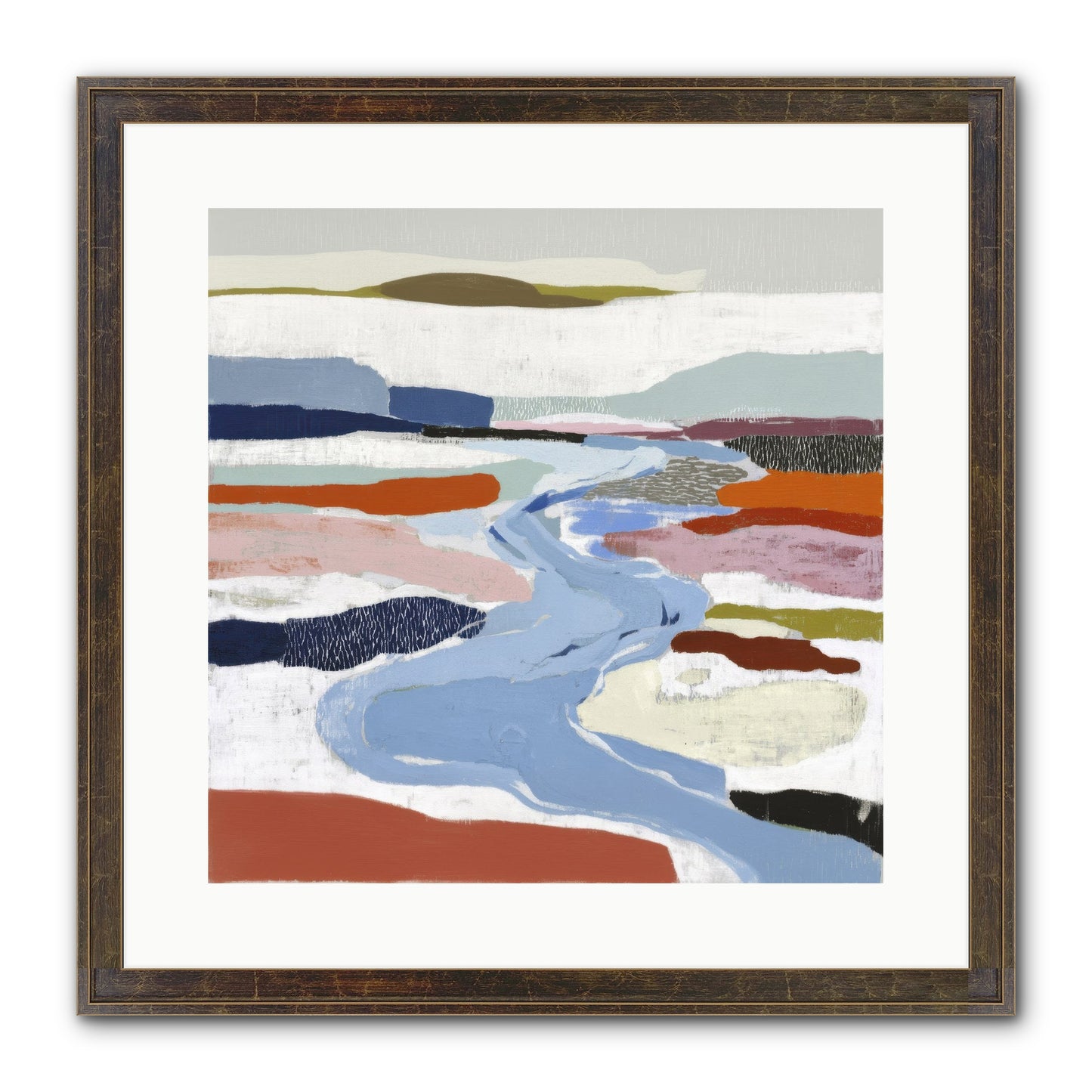 Frost Wing Framed Print - Slimwoods Black/Gold 16x16