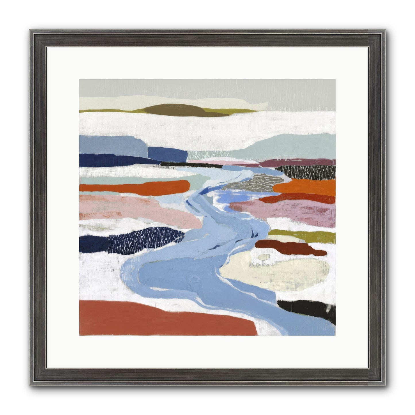 Frost Wing Framed Print - Slimwoods Black/Silver 16x16