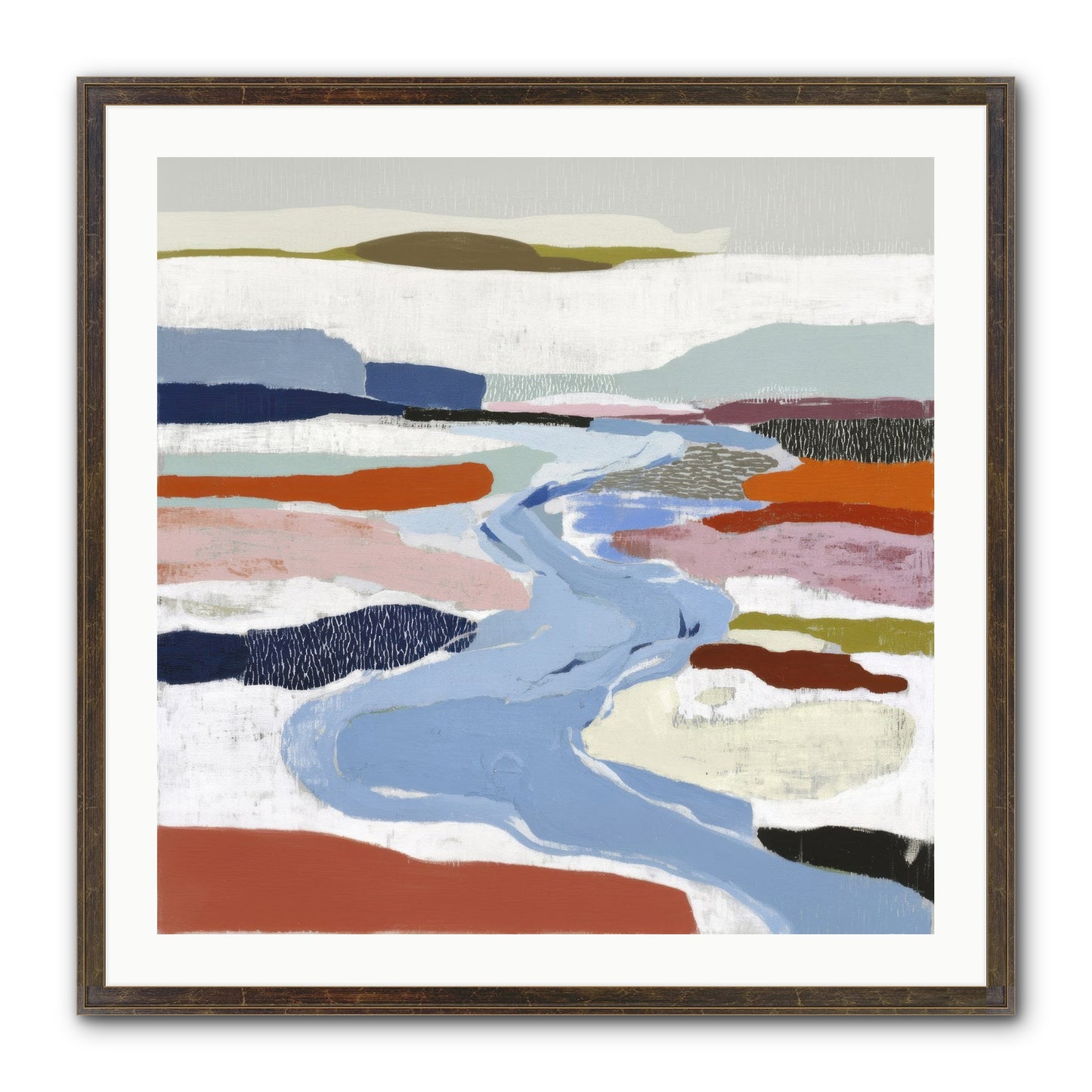 Frost Wing Framed Print - Slimwoods Black/Gold 30x30