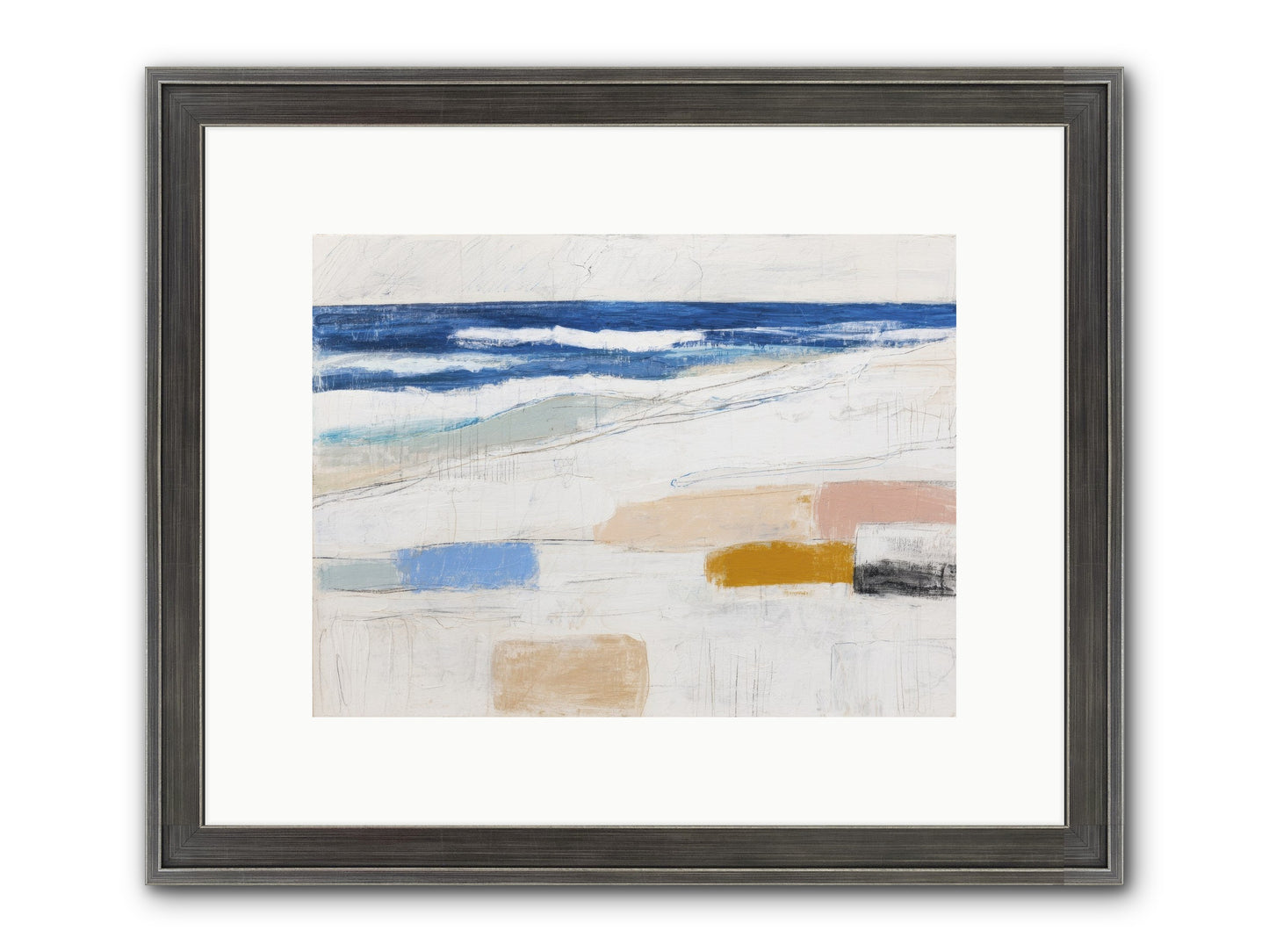 Frostbarrow Keep Framed Print - Slimwoods Black/Silver 12x9