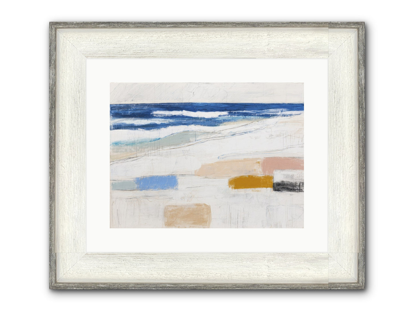 Frostbarrow Keep Framed Print - Driftwood White 16x12