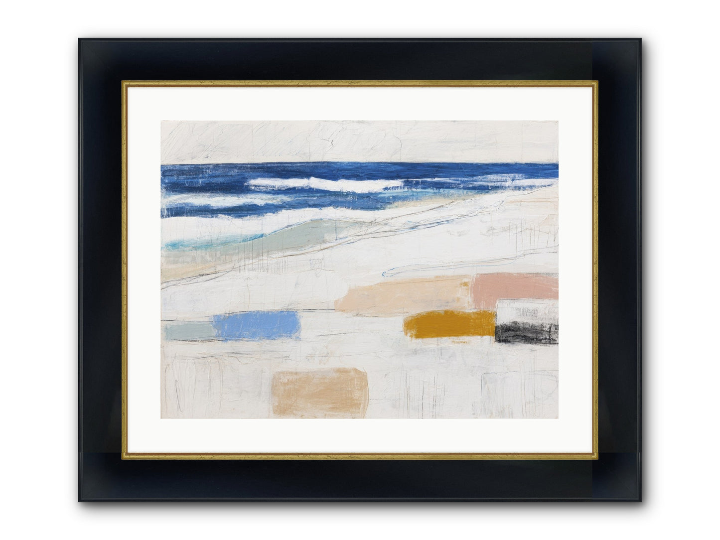 Frostbarrow Keep Framed Print - Wide Black w/Gold 24x18
