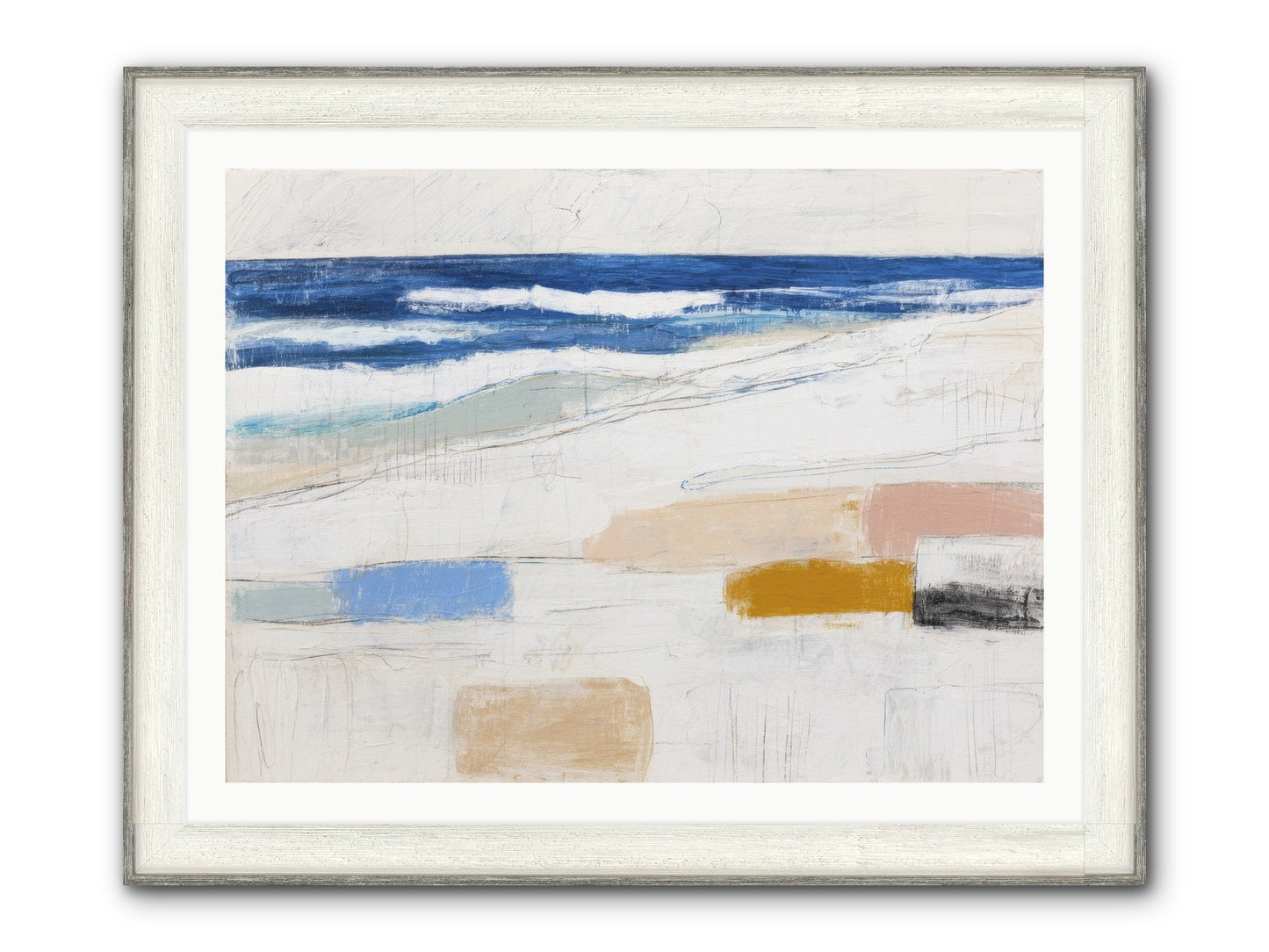 Frostbarrow Keep Framed Print - Driftwood White 40x30