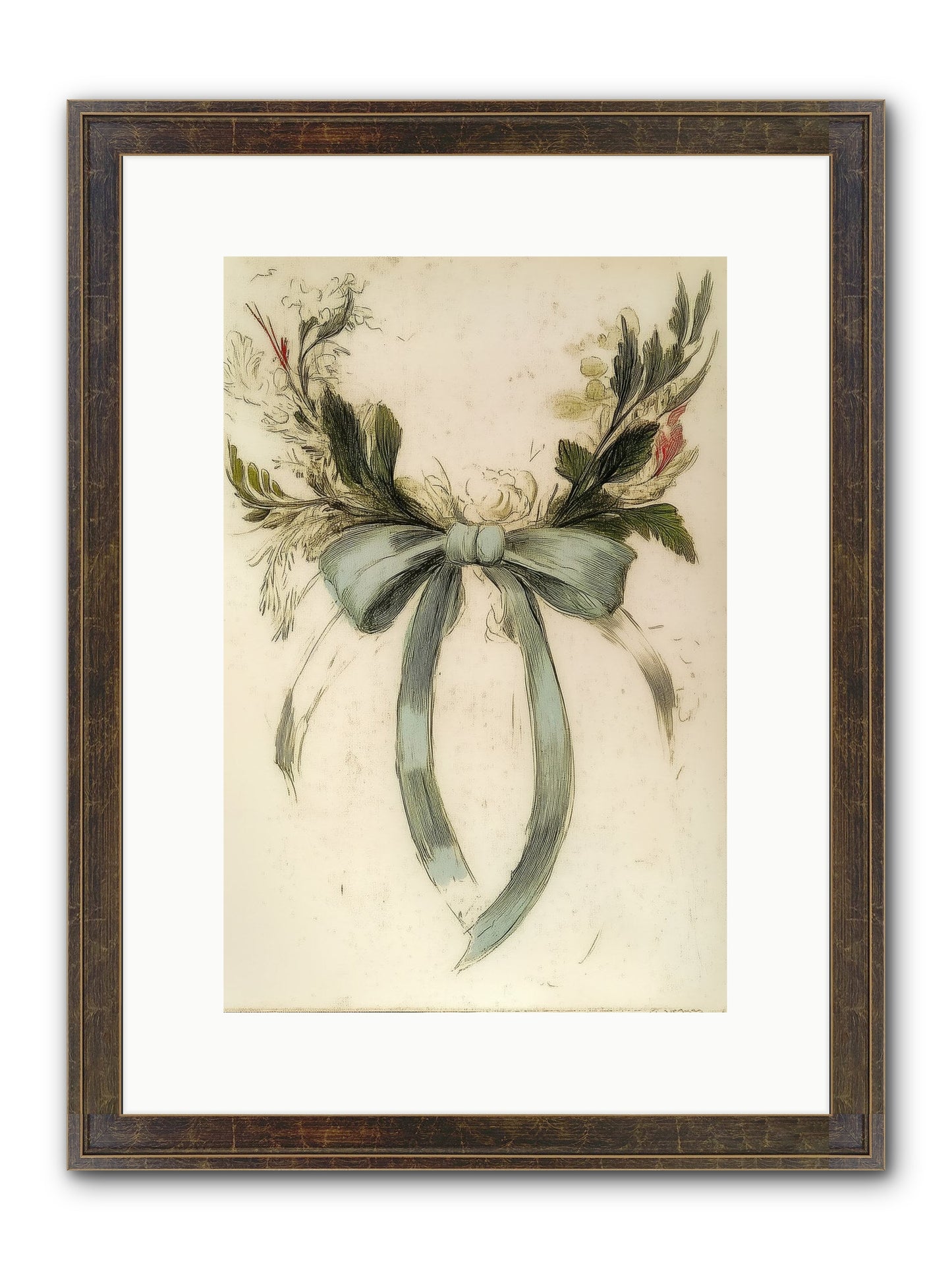 Frosted SIlk Framed Print - Slimwoods Black/Gold 10x15