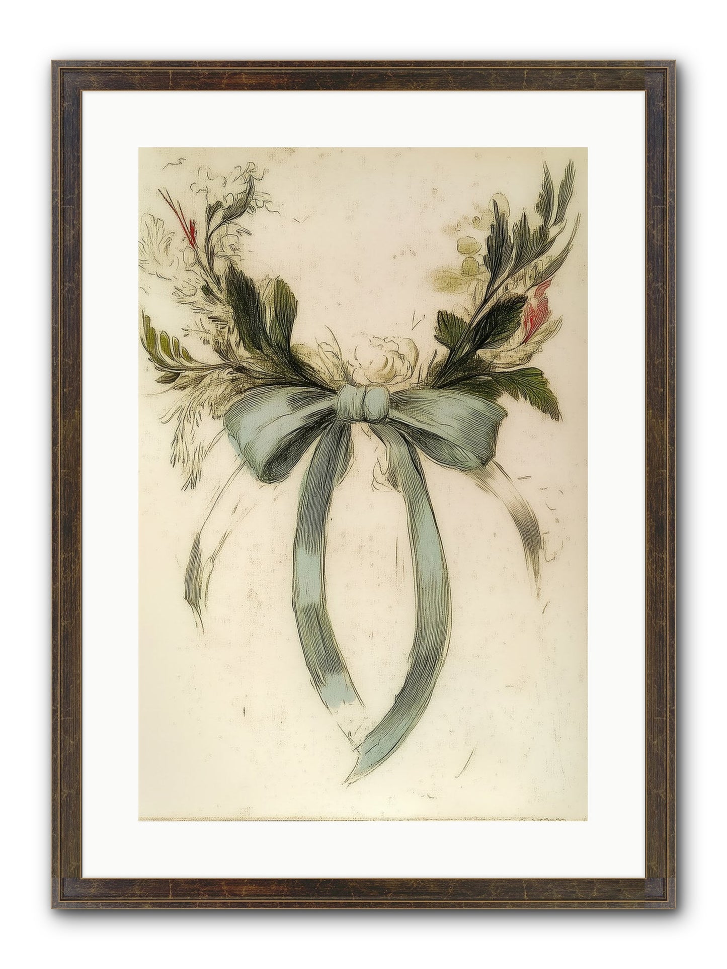 Frosted SIlk Framed Print - Slimwoods Black/Gold 16x24