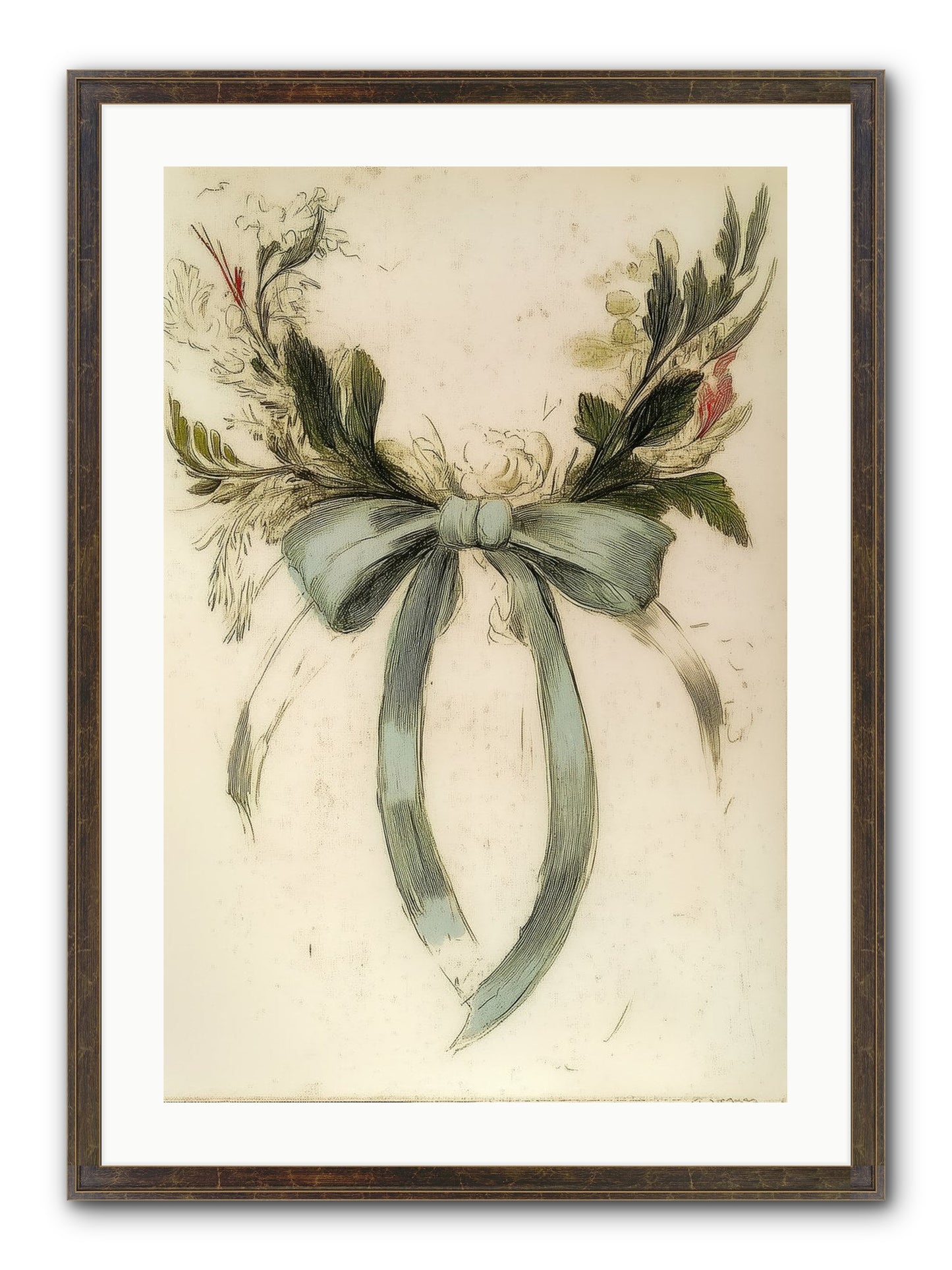 Frosted SIlk Framed Print - Slimwoods Black/Gold 20x30