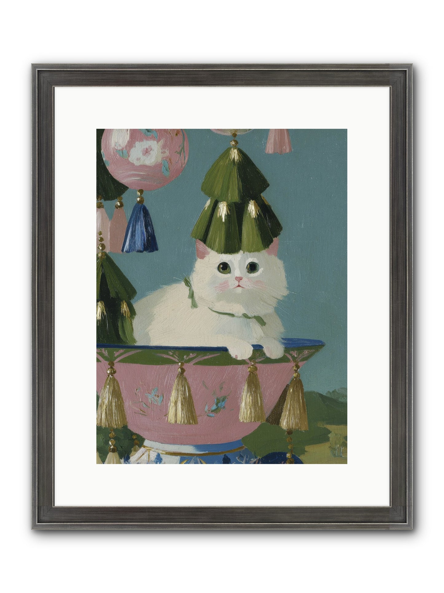 Frosty Morning Mischief Framed Print - Slimwoods Black/Silver 12x16