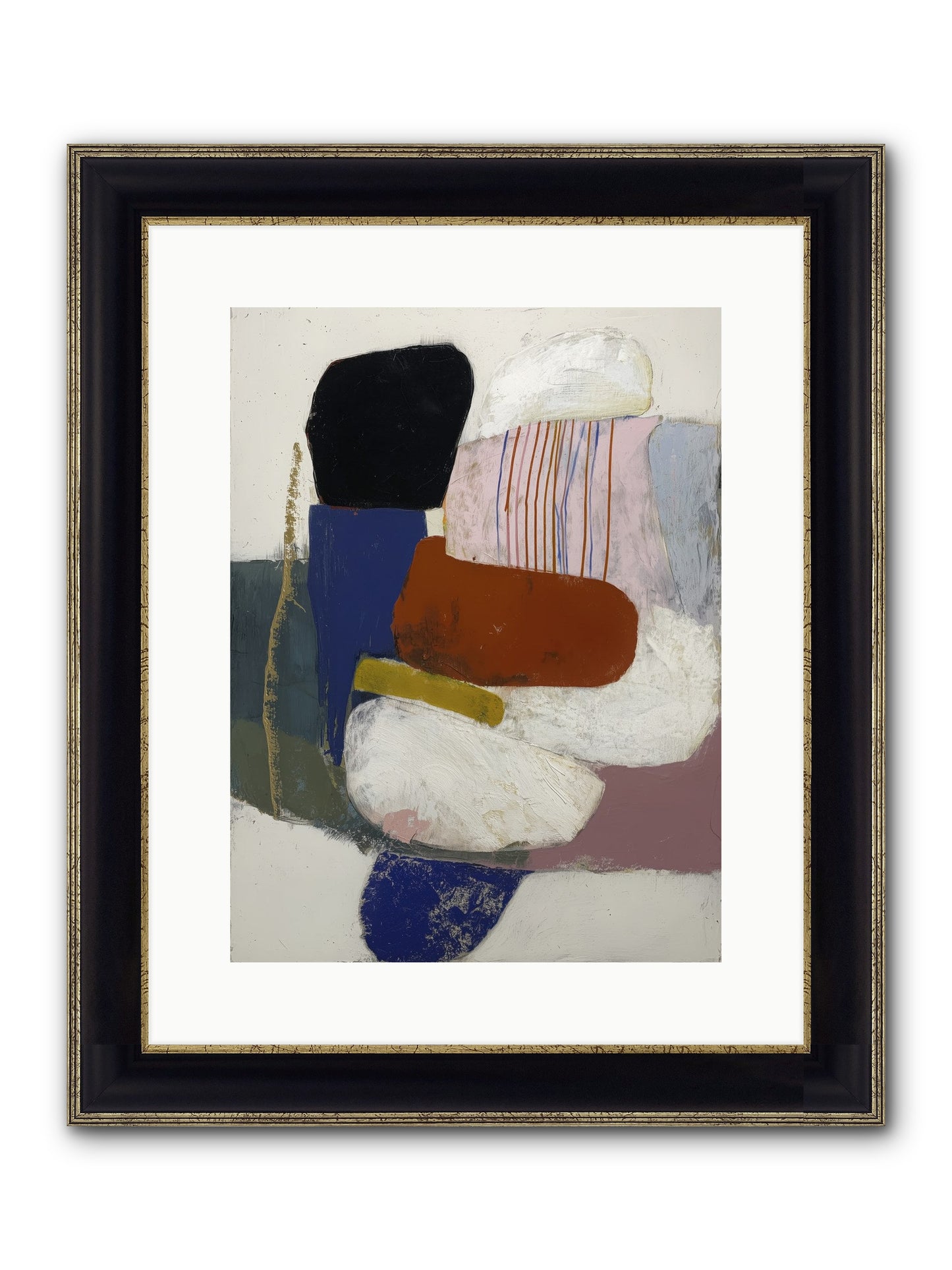 Galecrest Framed Print - Black & Gold 12x16