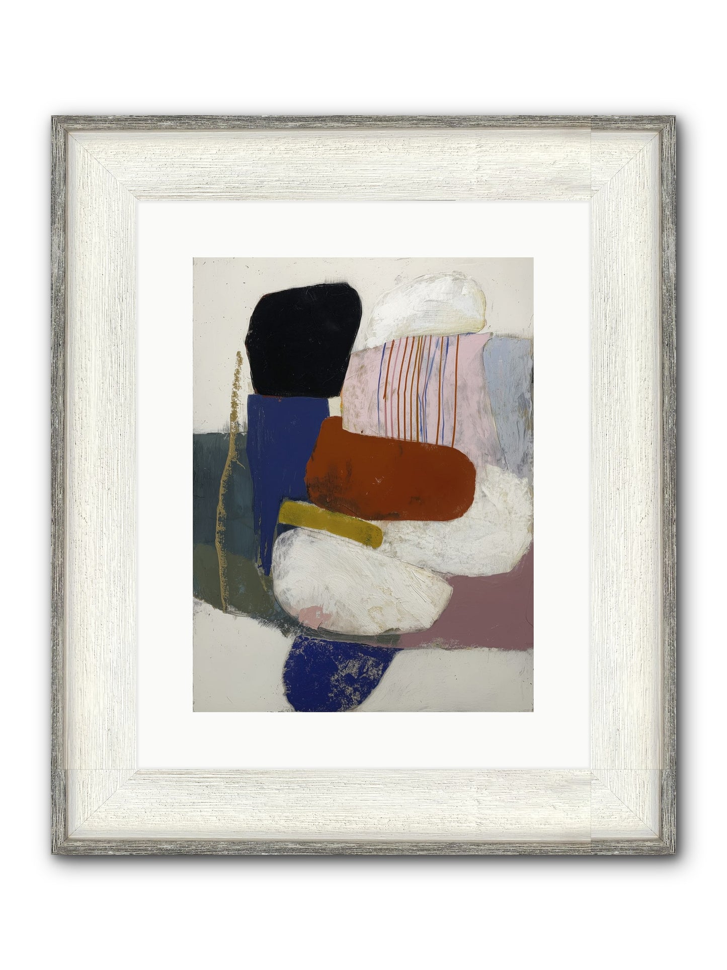 Galecrest Framed Print - Driftwood White 12x16