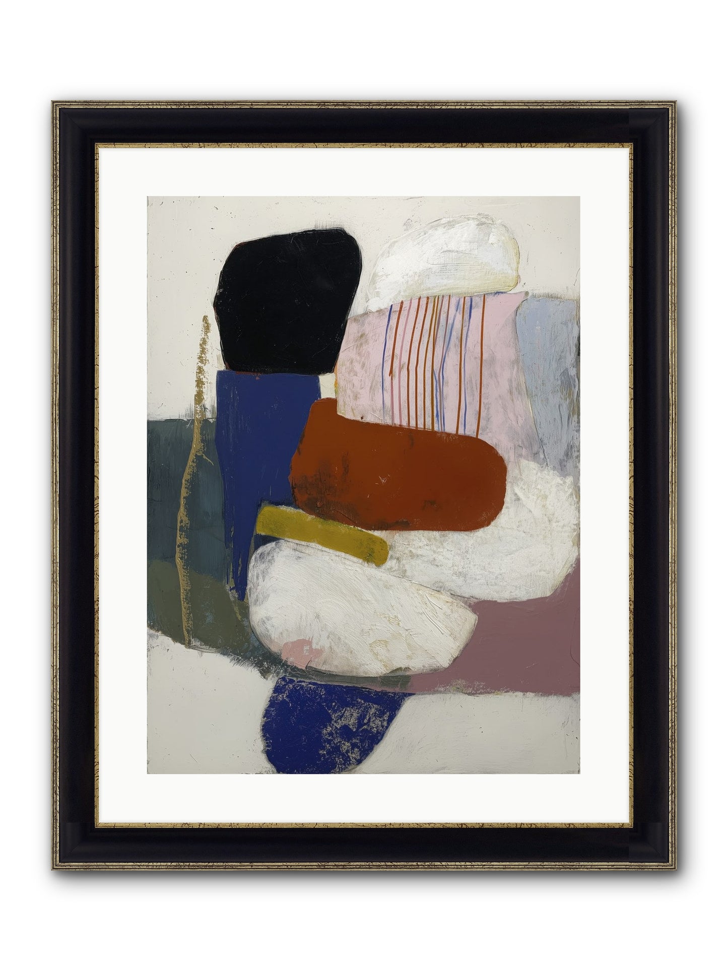 Galecrest Framed Print - Black & Gold 18x24