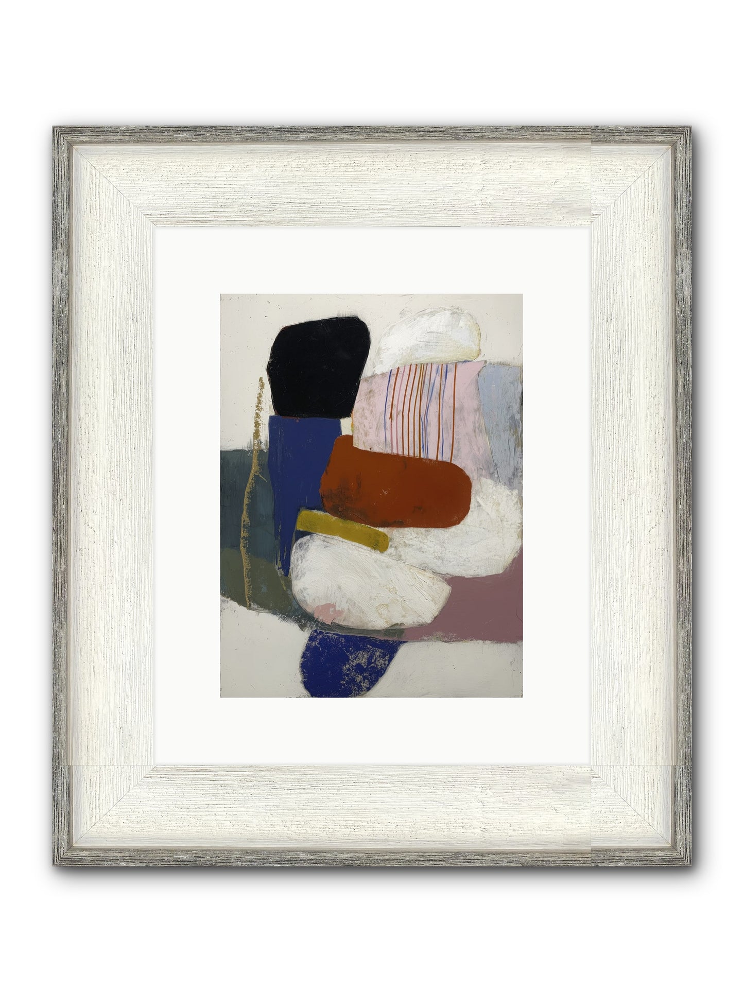 Galecrest Framed Print - Driftwood White 9x12