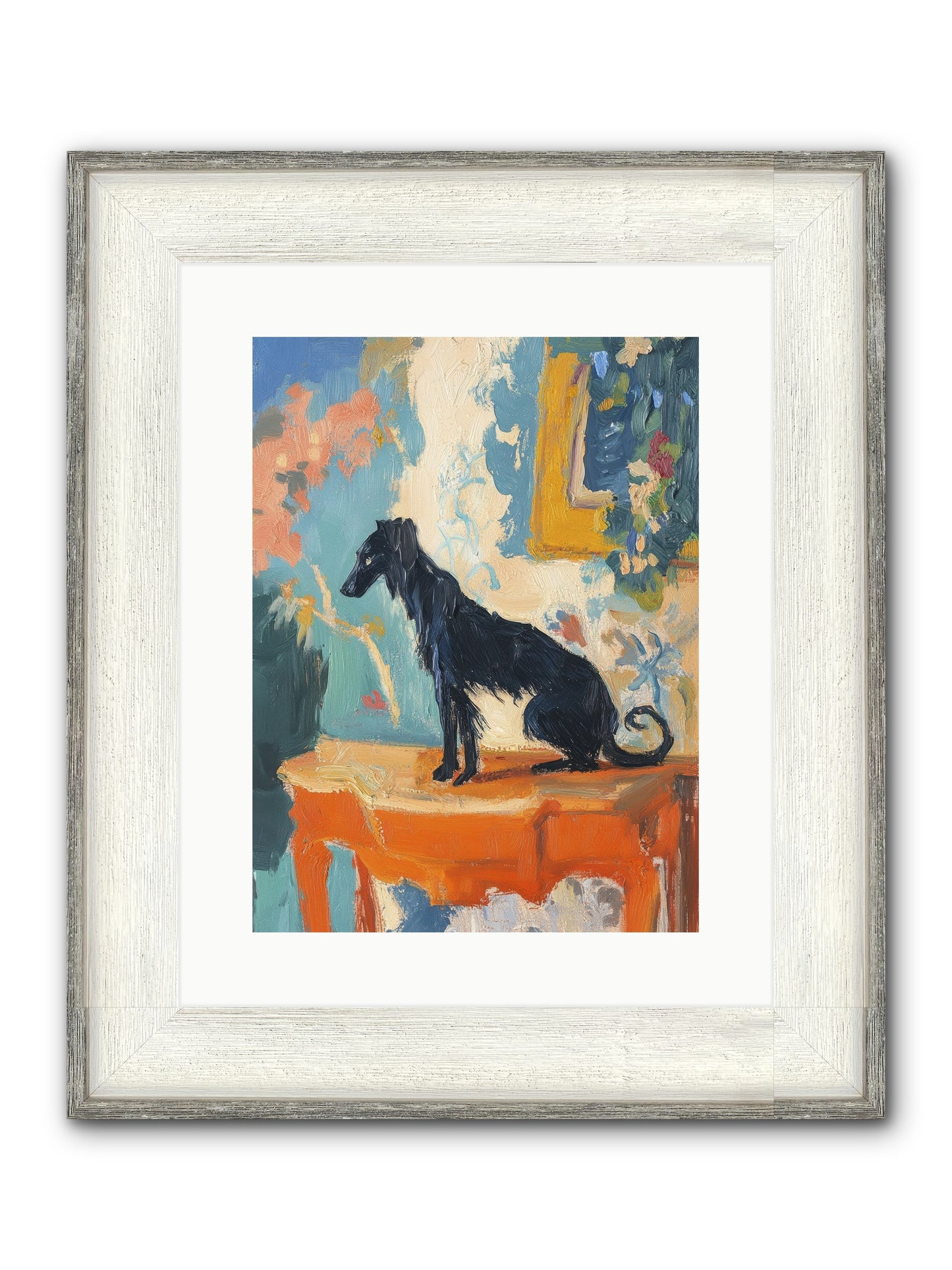 Galileo Framed Print - Driftwood White 12x16
