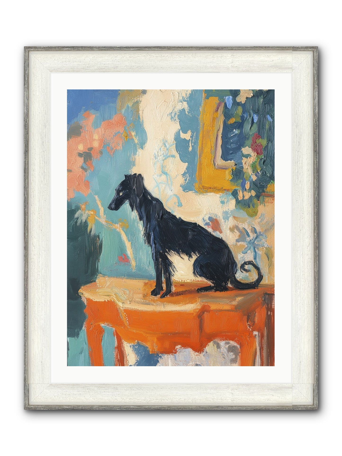 Galileo Framed Print - Driftwood White 24x32