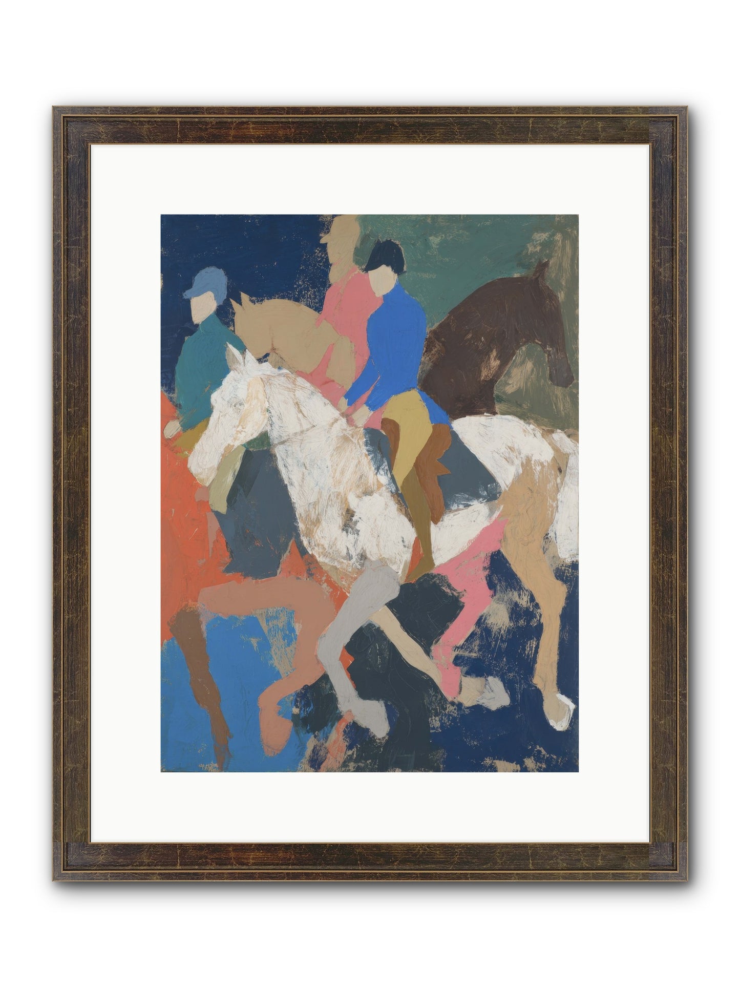 Galloping Into Myth Framed Print - Slimwoods Black/Gold 12x16
