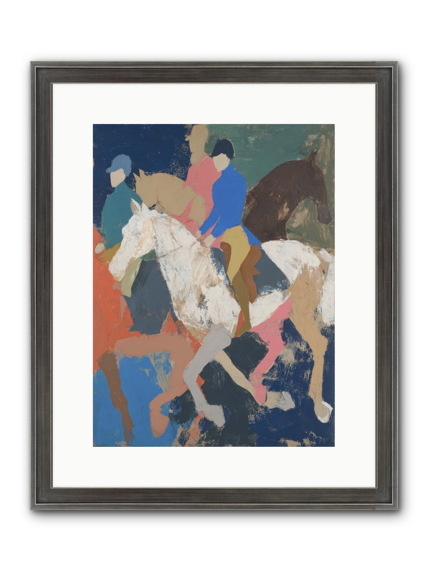 Galloping Into Myth Framed Print - Slimwoods Black/Silver 12x16