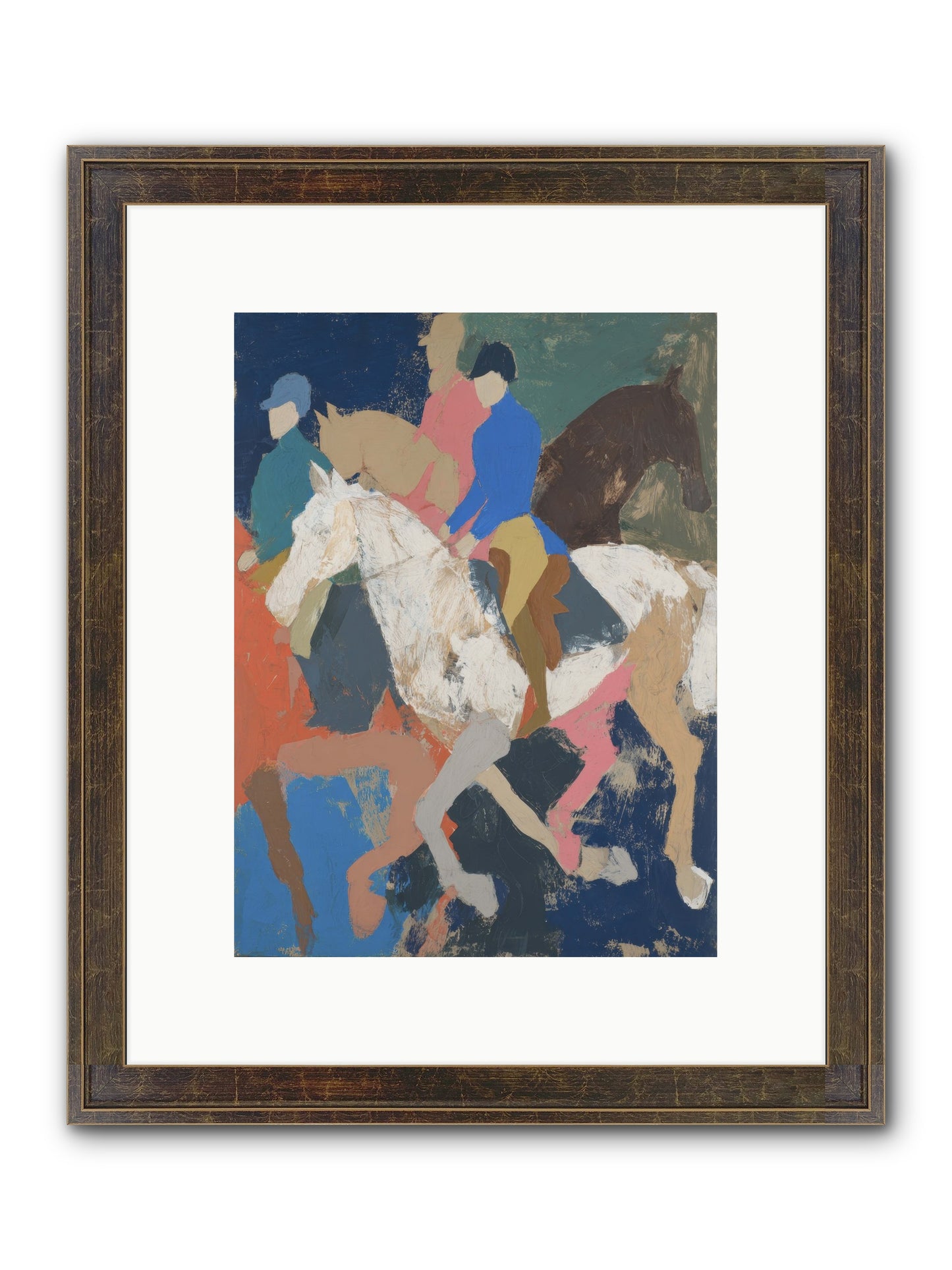 Galloping Into Myth Framed Print - Slimwoods Black/Gold 9x12