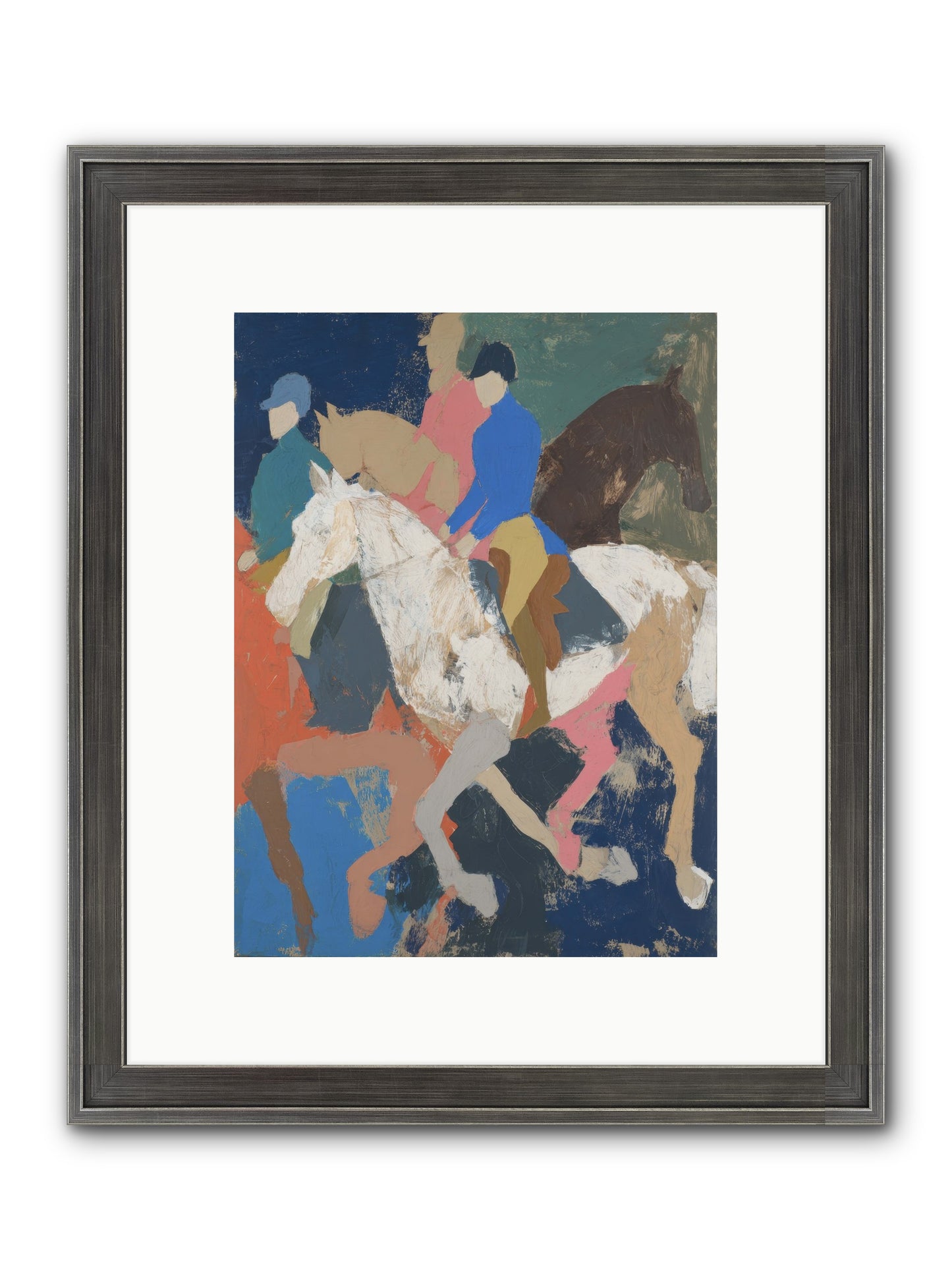 Galloping Into Myth Framed Print - Slimwoods Black/Silver 9x12