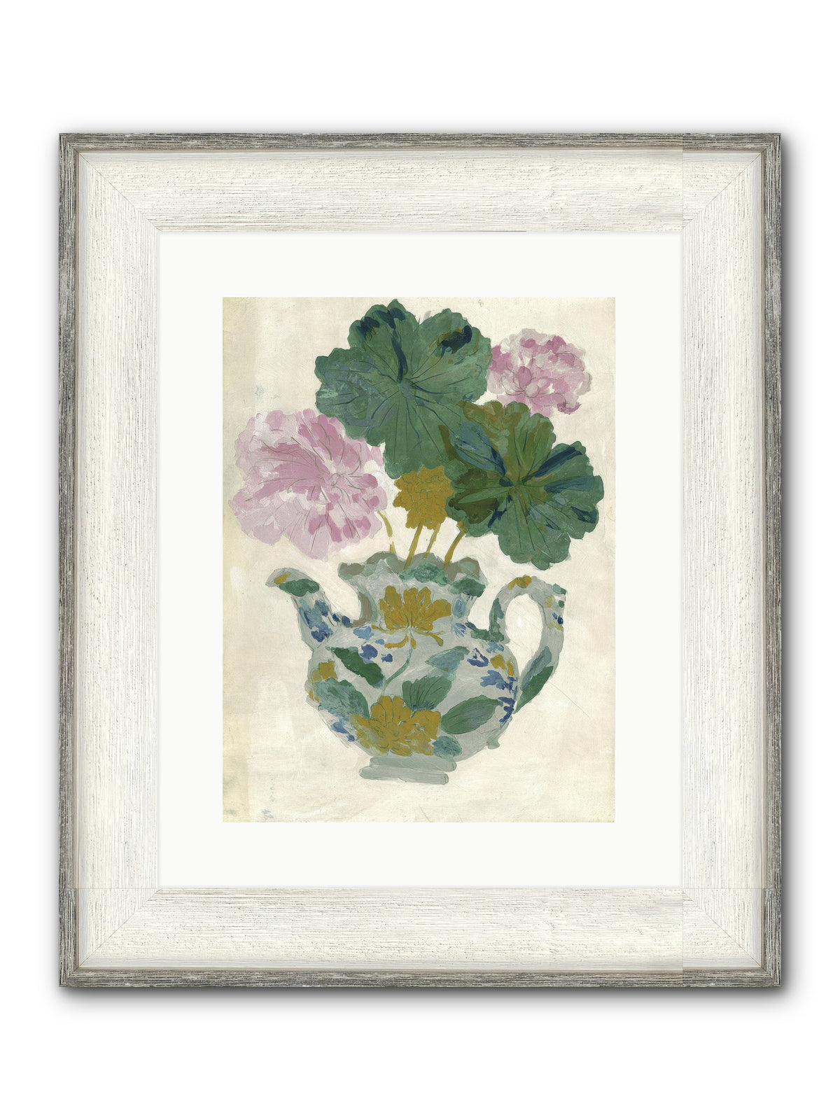 Garden Interludes No.2 Framed Print - Driftwood White 12x16