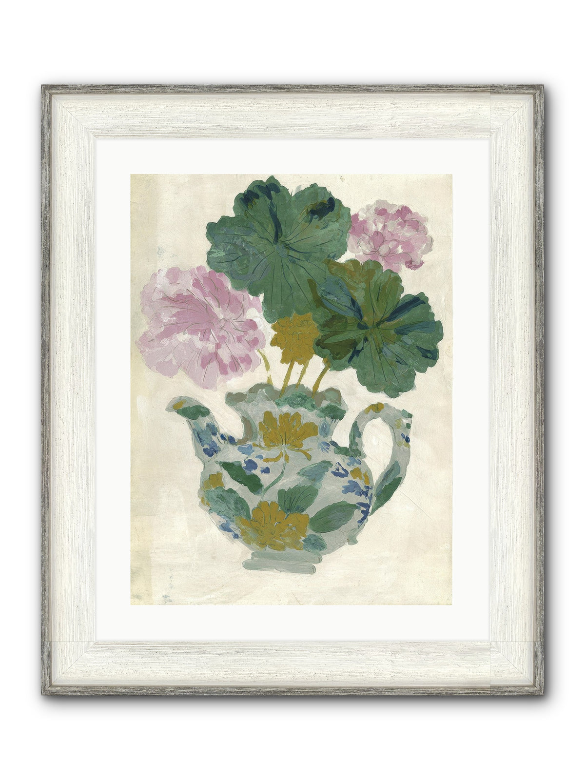 Garden Interludes No.2 Framed Print - Driftwood White 18x24