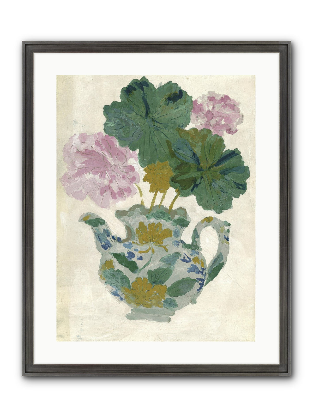Garden Interludes No.2 Framed Print - Slimwoods Black/Silver 18x24