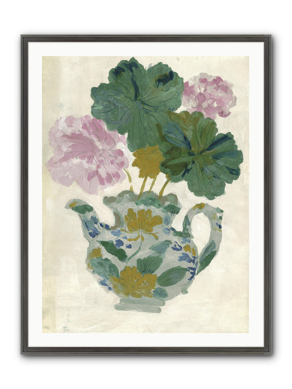 Garden Interludes No.2 Framed Print - Slimwoods Black/Silver 30x40