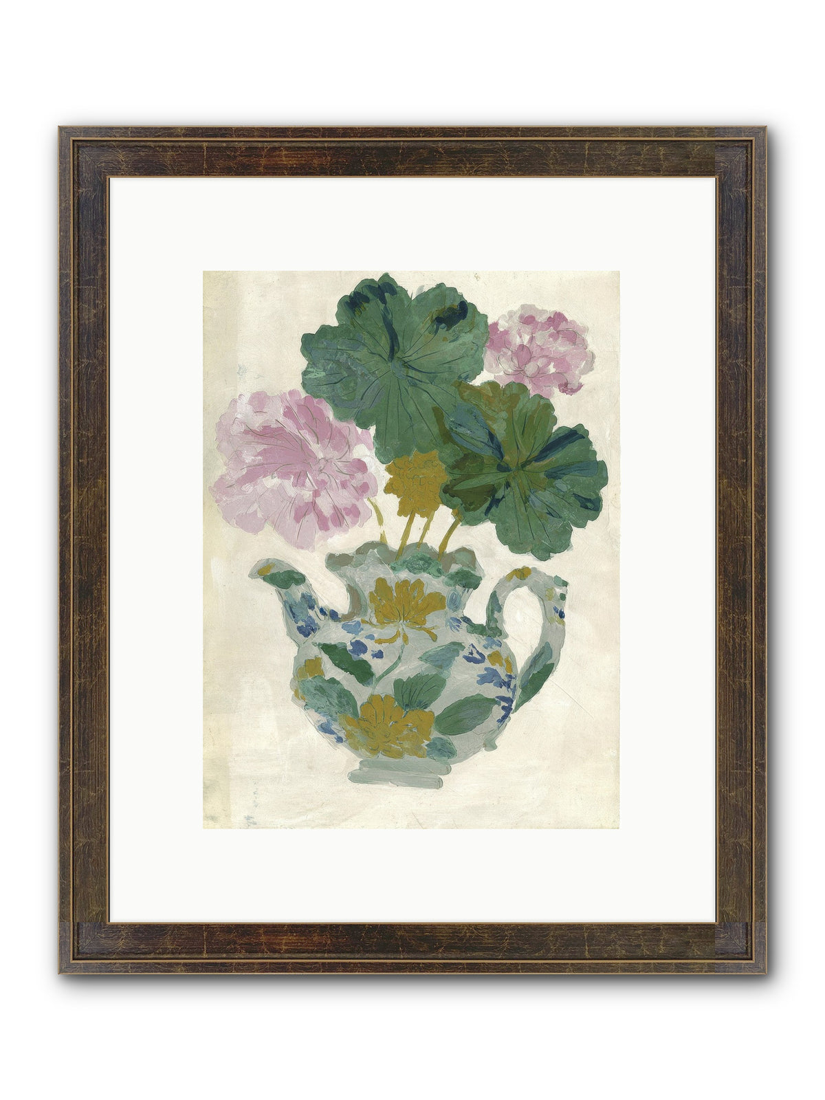 Garden Interludes No.2 Framed Print - Slimwoods Black/Gold 9x12