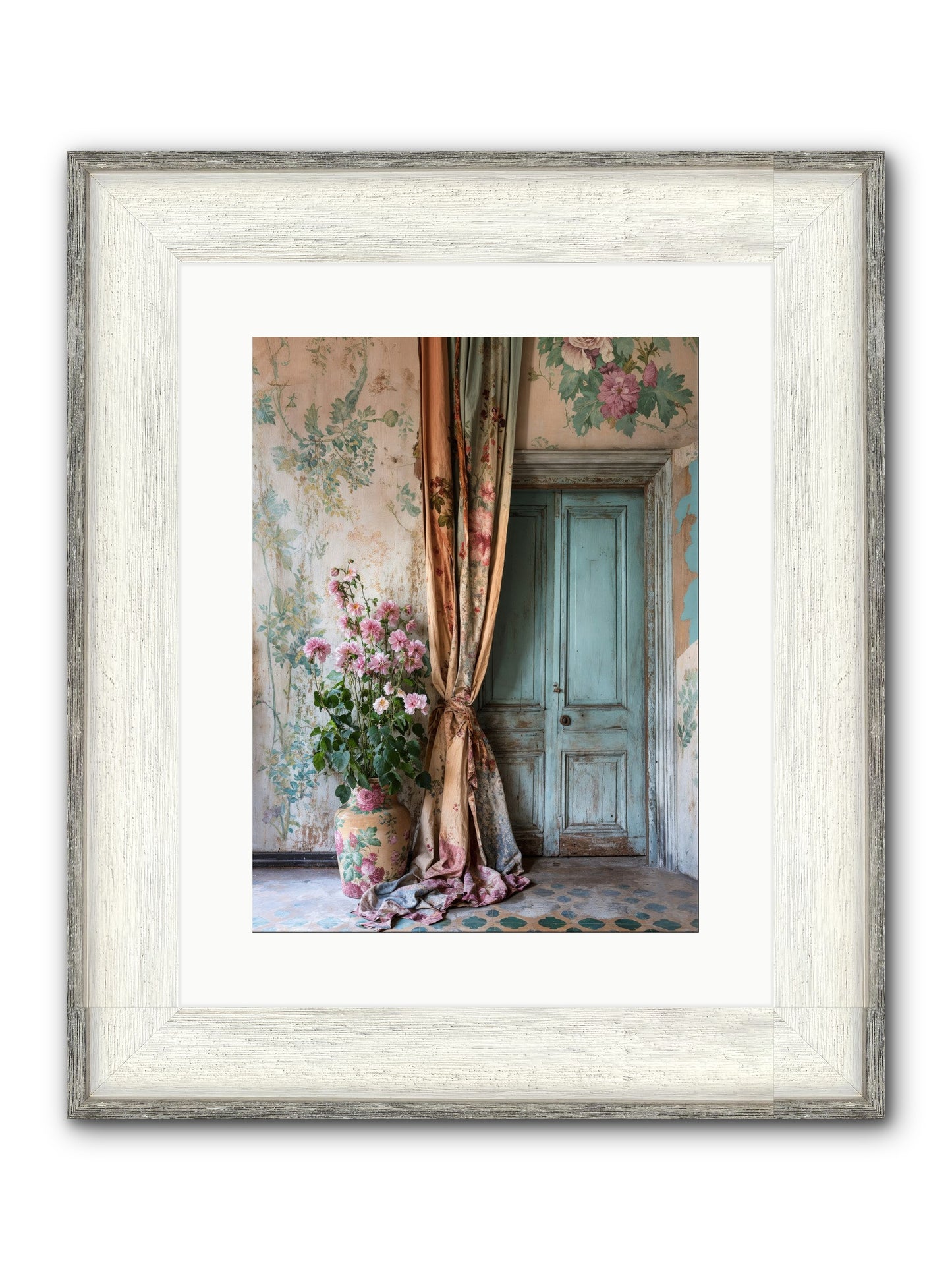 Garden Of Hidden Stars Framed Print - Driftwood White 12x16