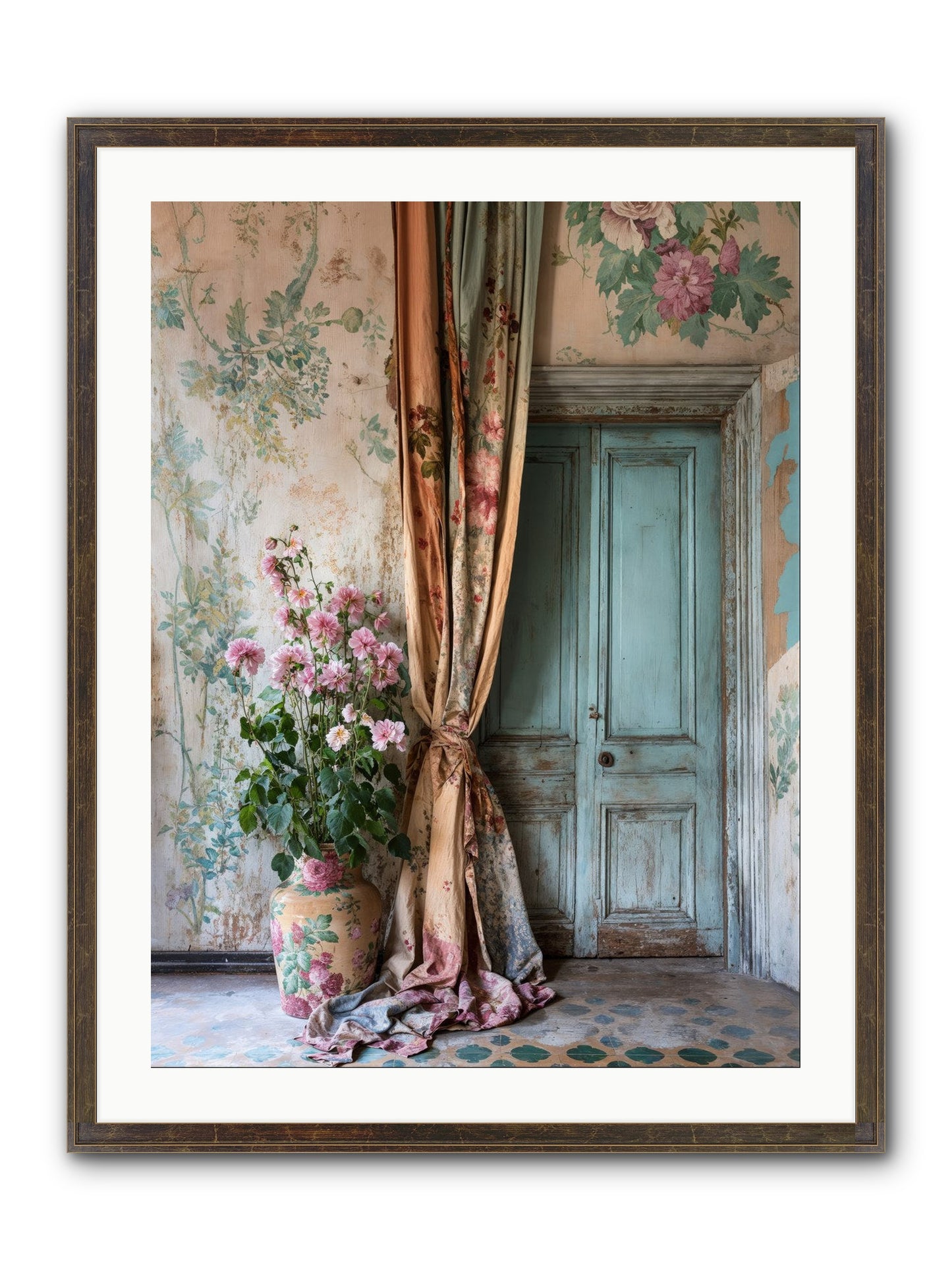 Garden Of Hidden Stars Framed Print - Slimwoods Black/Gold 24x32
