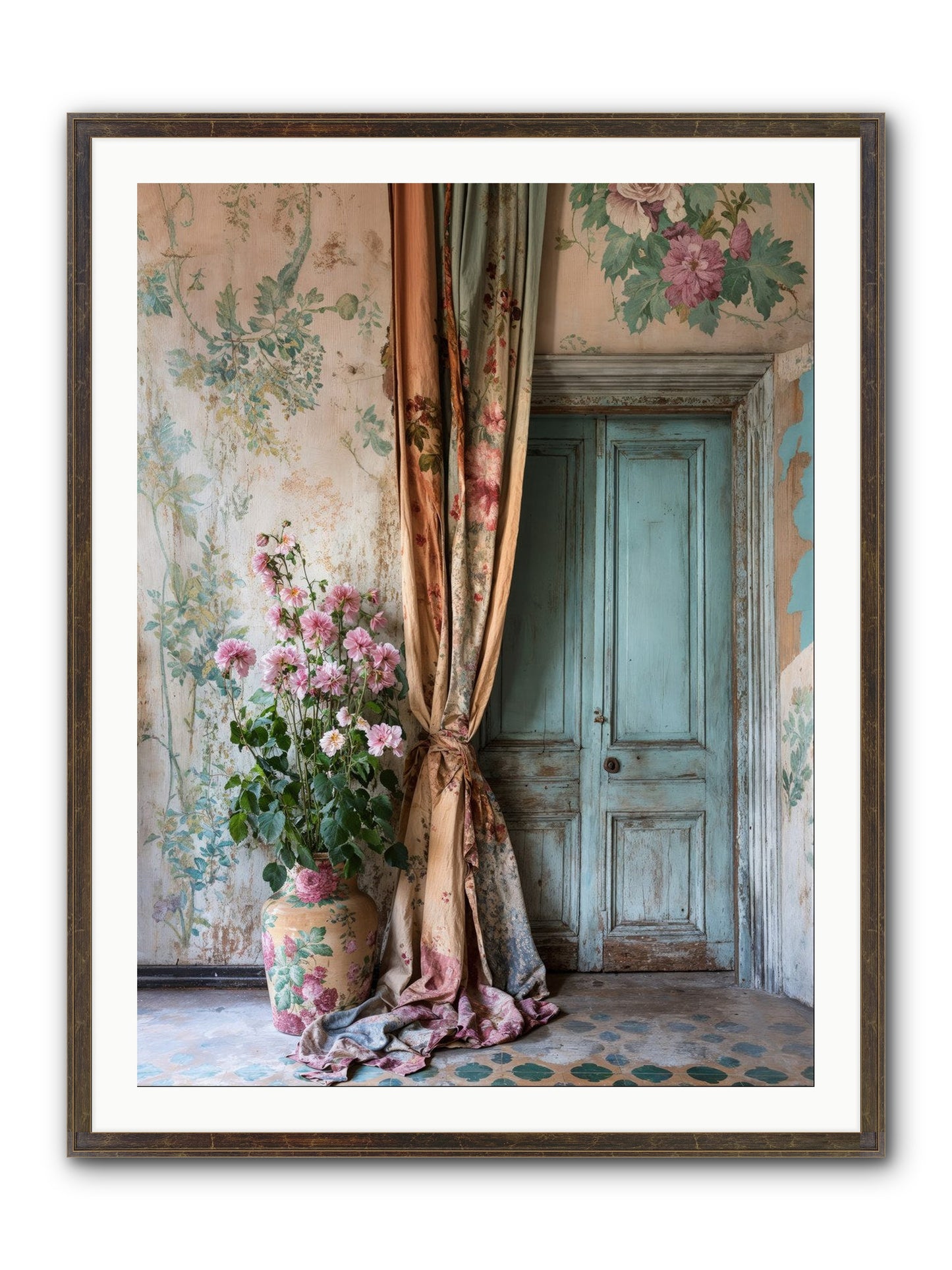 Garden Of Hidden Stars Framed Print - Slimwoods Black/Gold 30x40