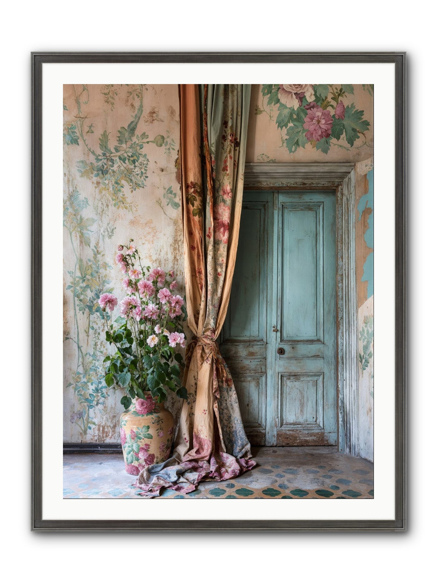 Garden Of Hidden Stars Framed Print - Slimwoods Black/Silver 30x40