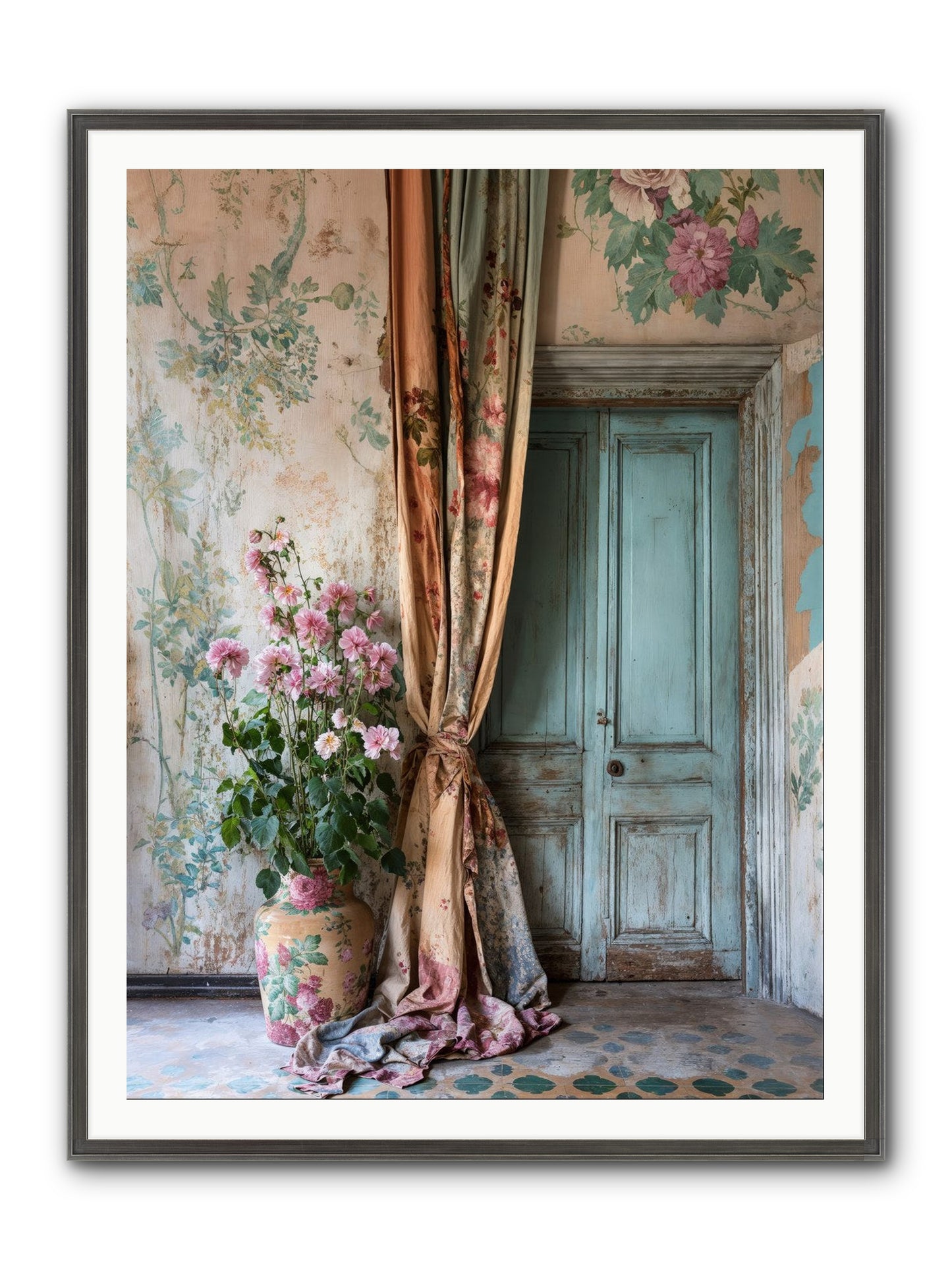 Garden Of Hidden Stars Framed Print - Slimwoods Black/Silver 36x48
