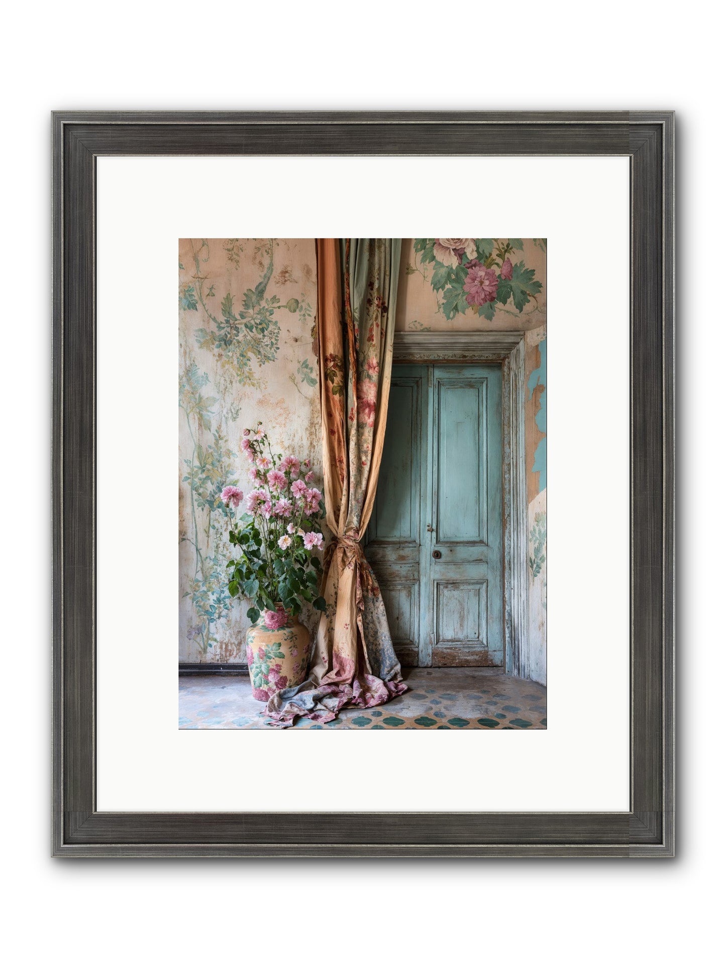 Garden Of Hidden Stars Framed Print - Slimwoods Black/Silver 9x12